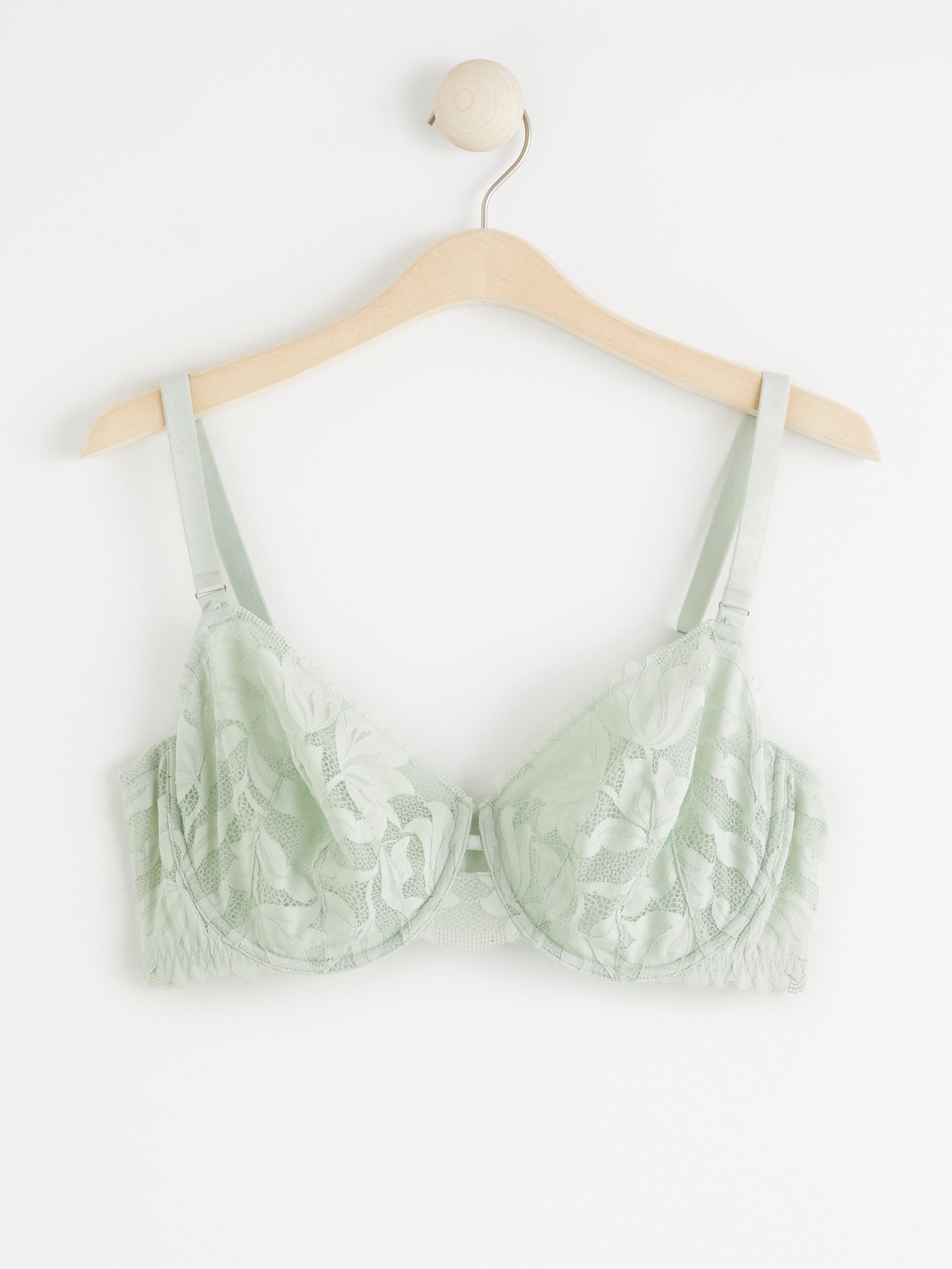 Unpadded Bra - Lingerie - Aqua