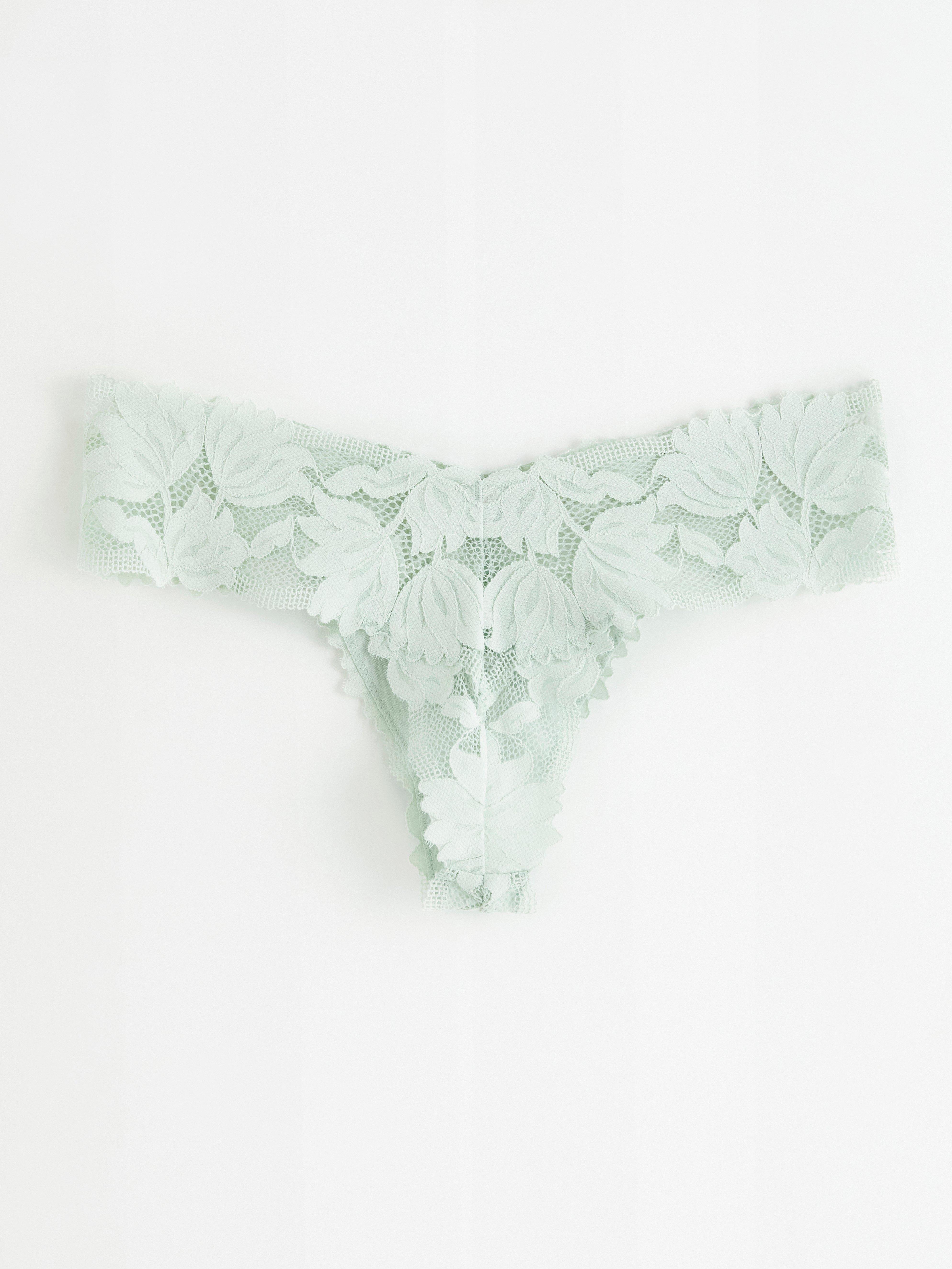 Thong Low - Lingerie - Aqua