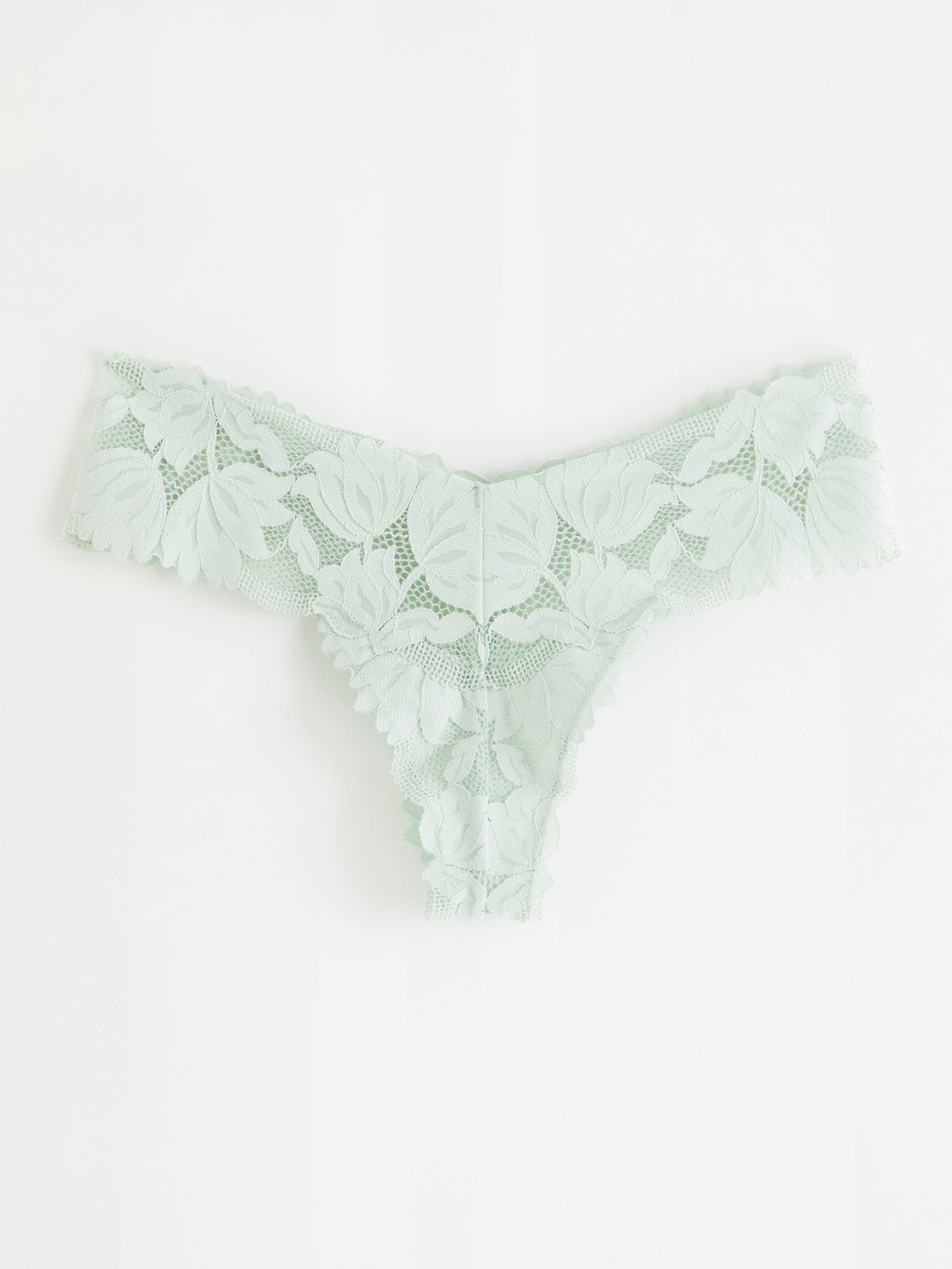 Thong Low - Lingerie - Aqua