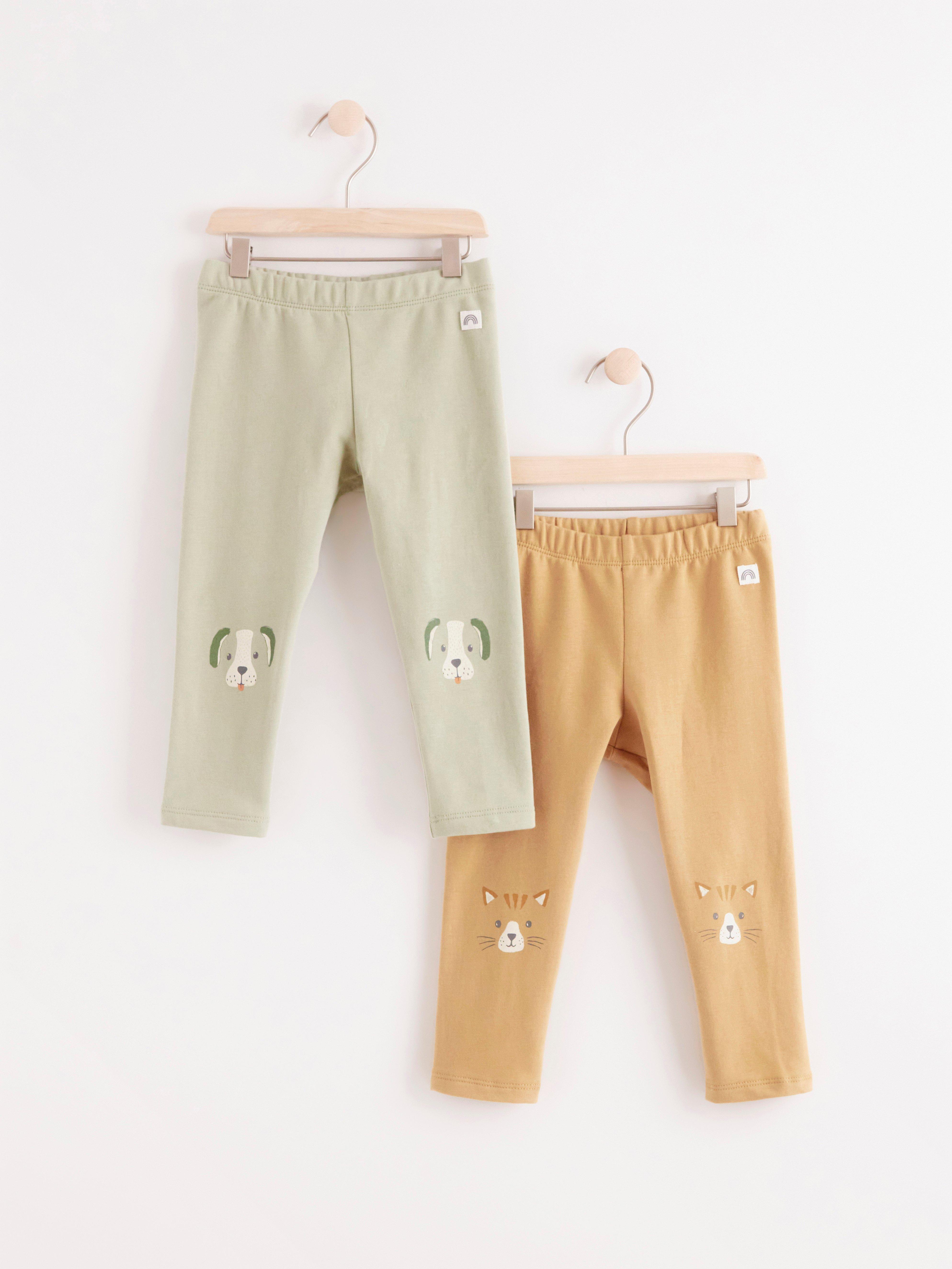 Leggings - Barn - Grön