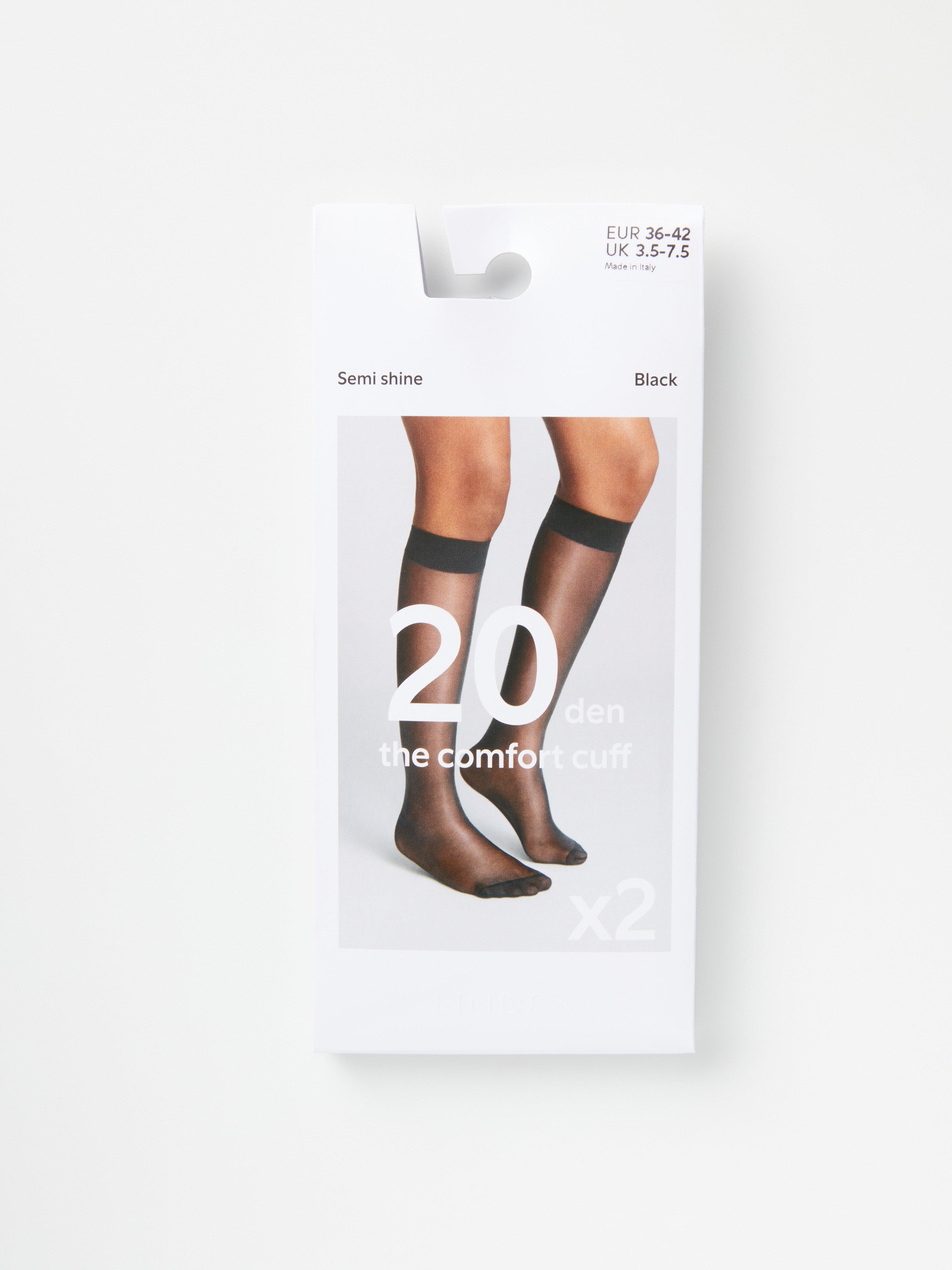 20 denier knee highs sales