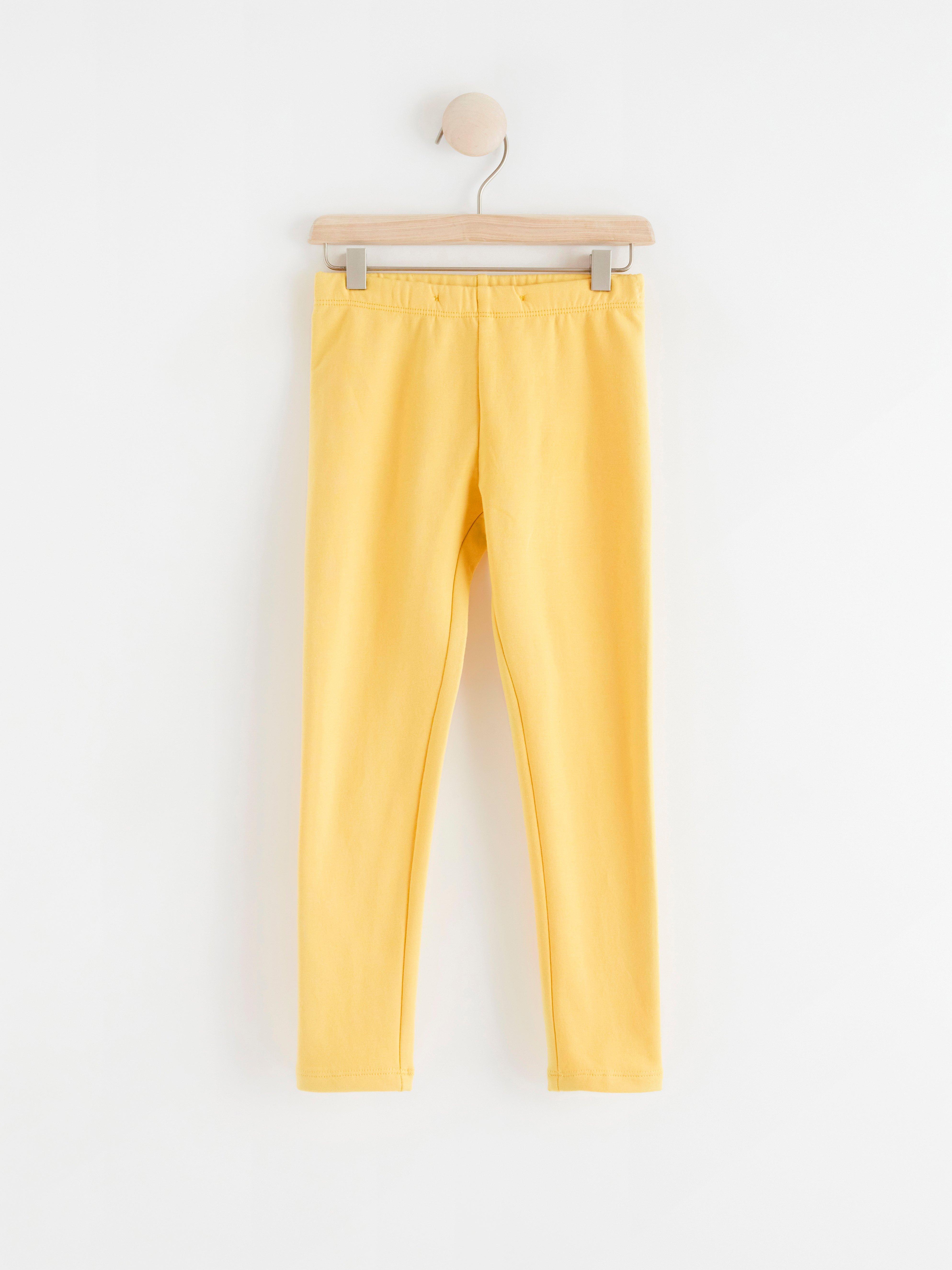 Leggings - Barn - Gul