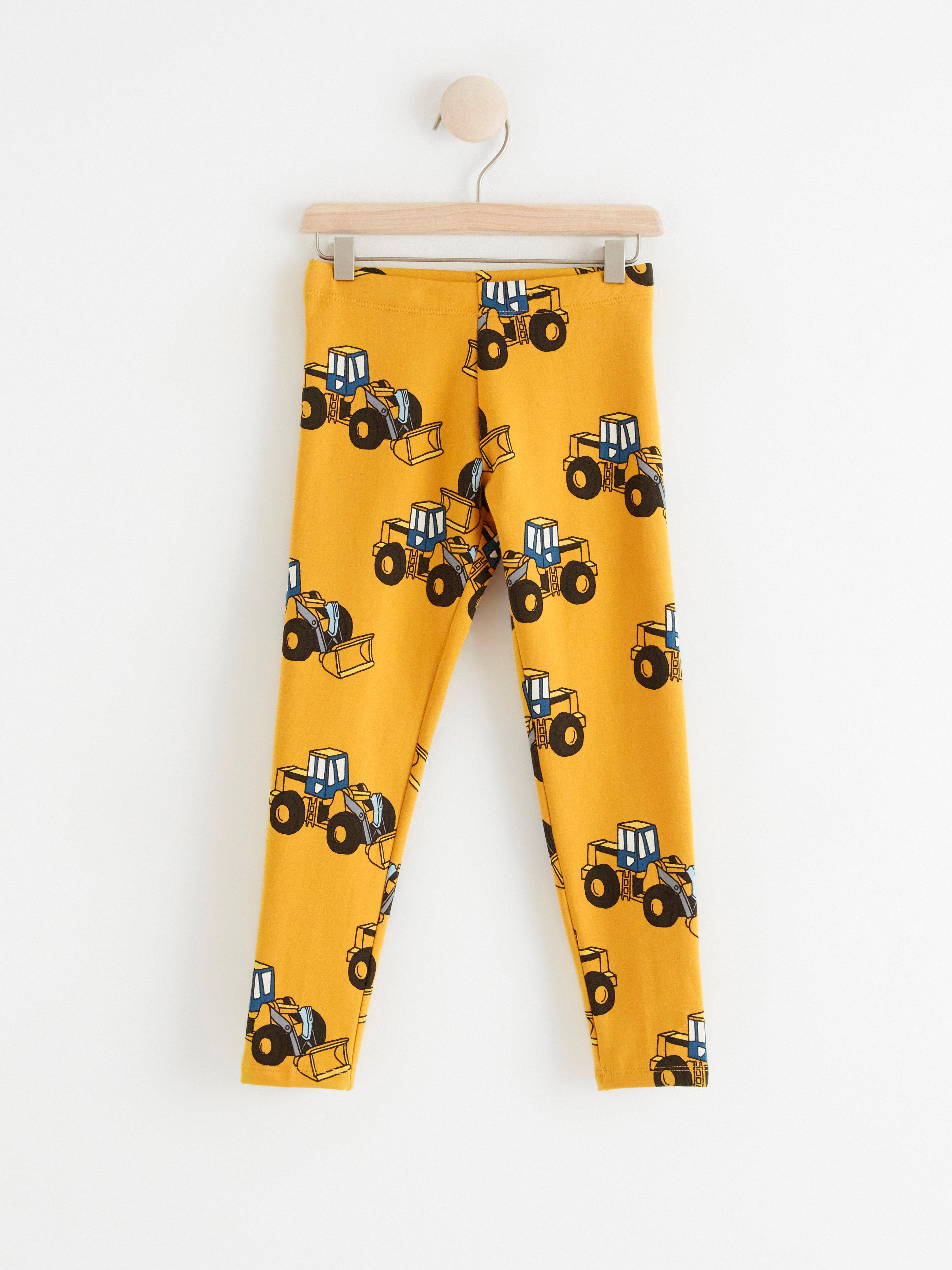 Leggings - Barn - Gul