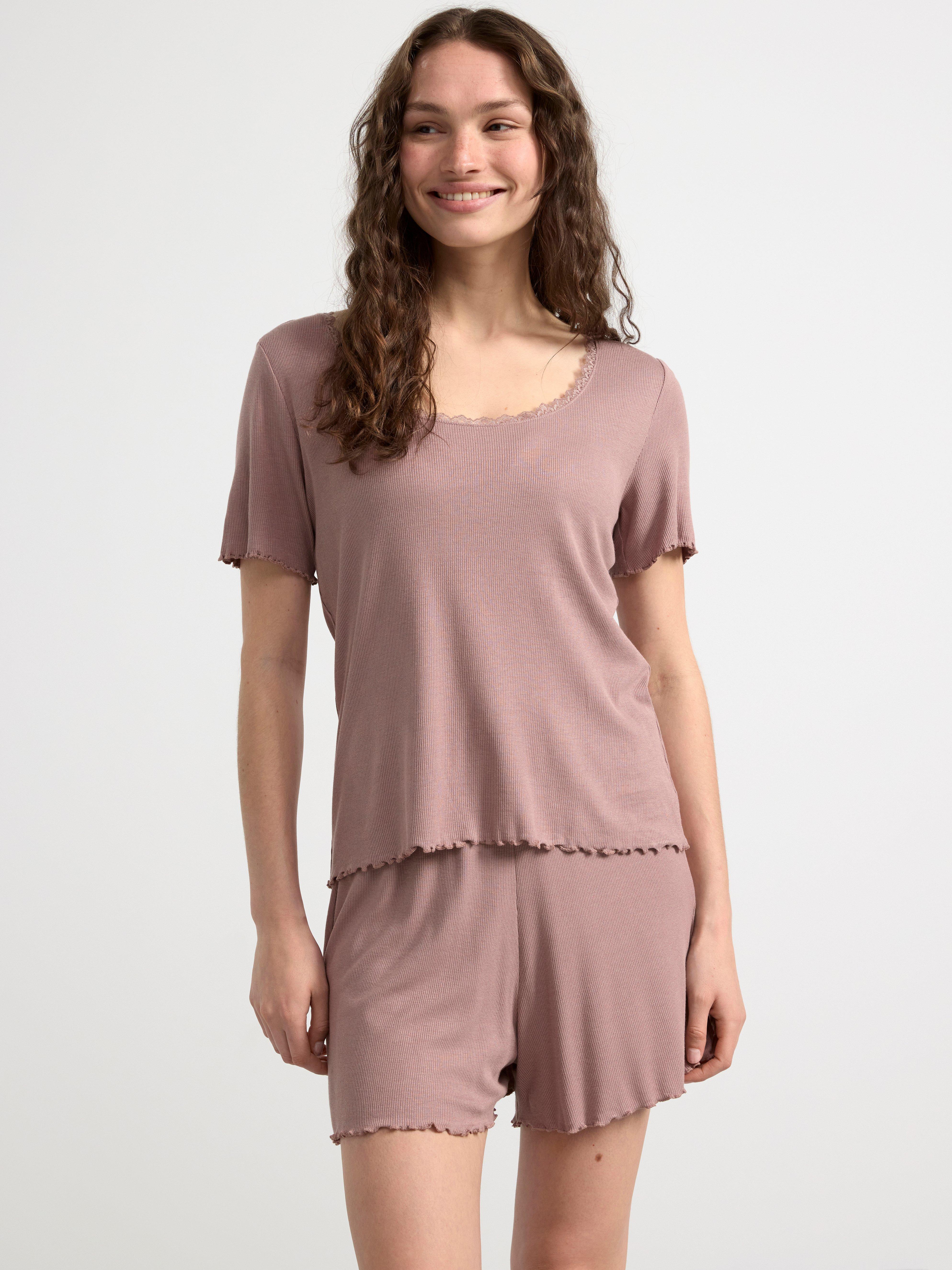 Kortärmad pyjamastopp