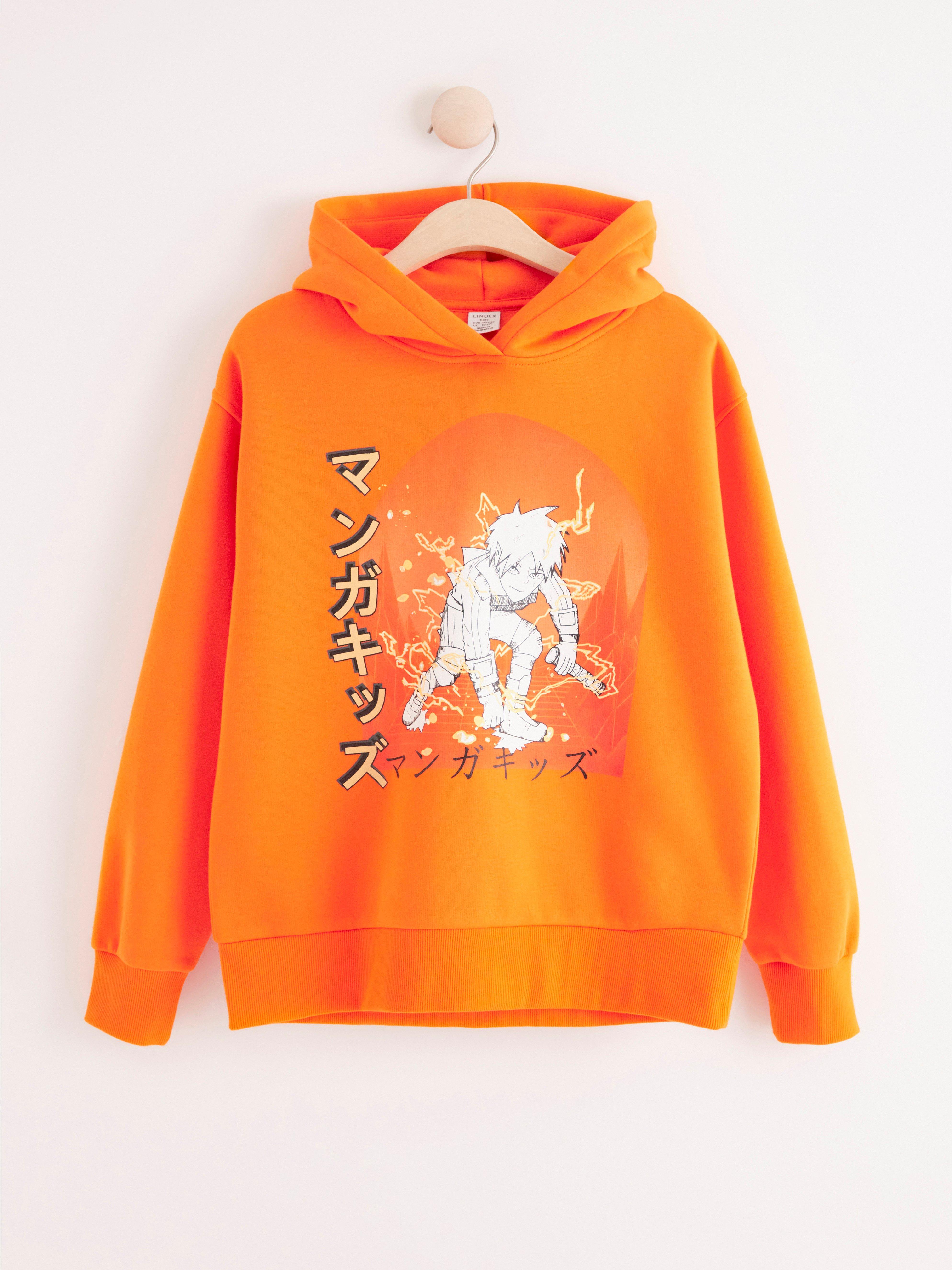 Hooded Sweatshirt - Kids Wear - Orange