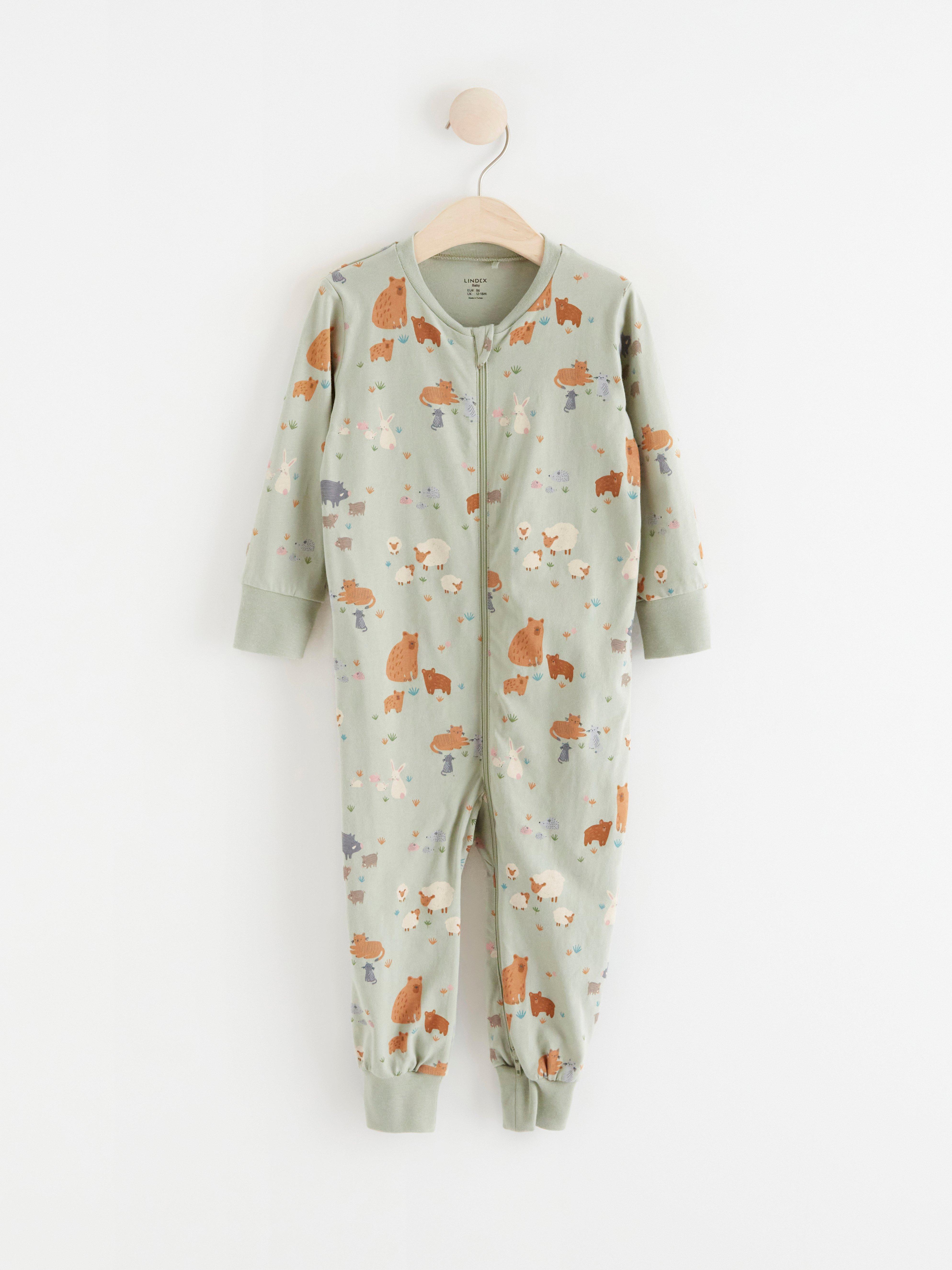 Pyjamas - Barn - Grønn