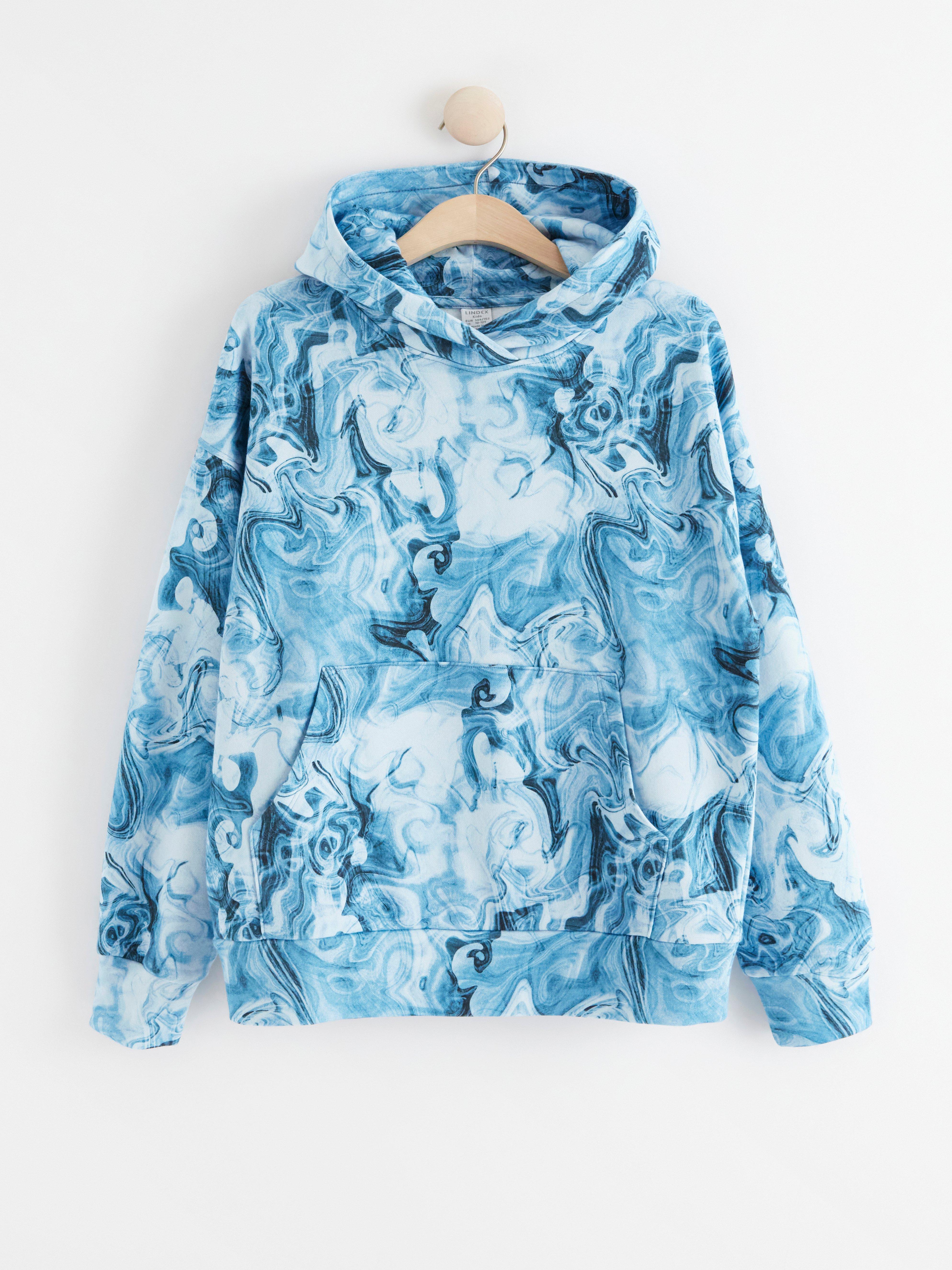 Mikina s kapucňou - Deti - Modrá