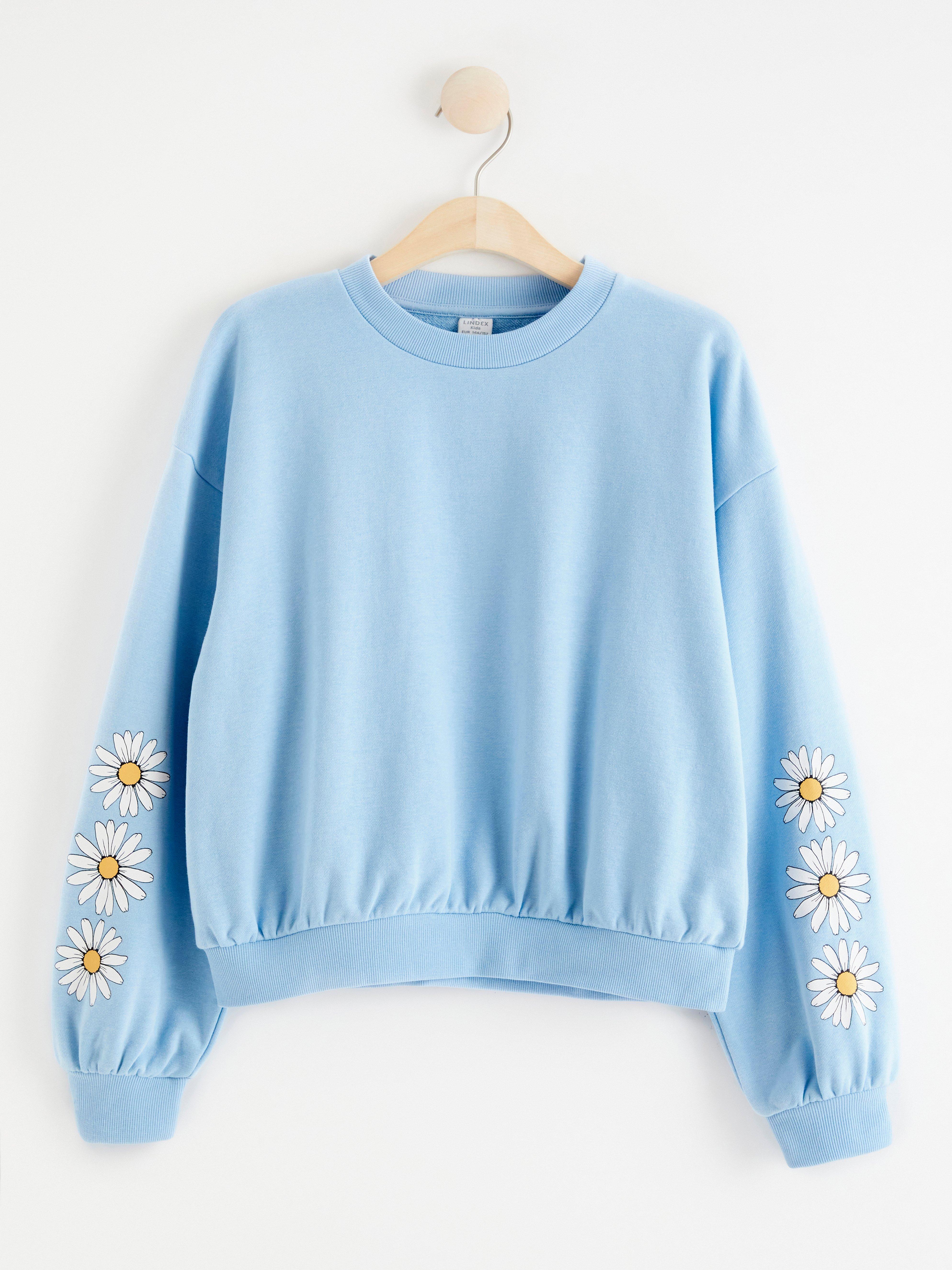 Sweatshirt - Barn - Blå