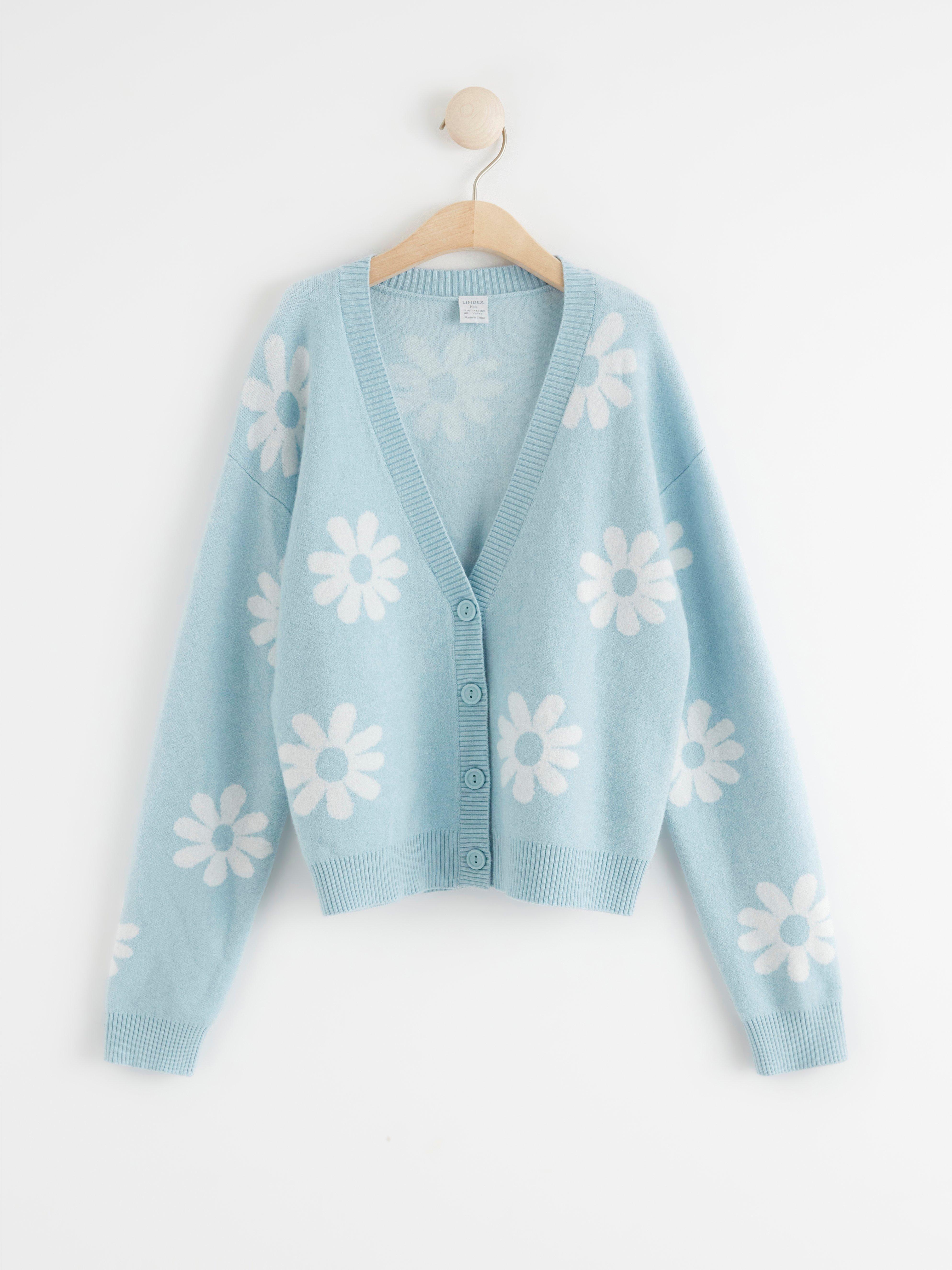 Cardigan - Barn - Blå