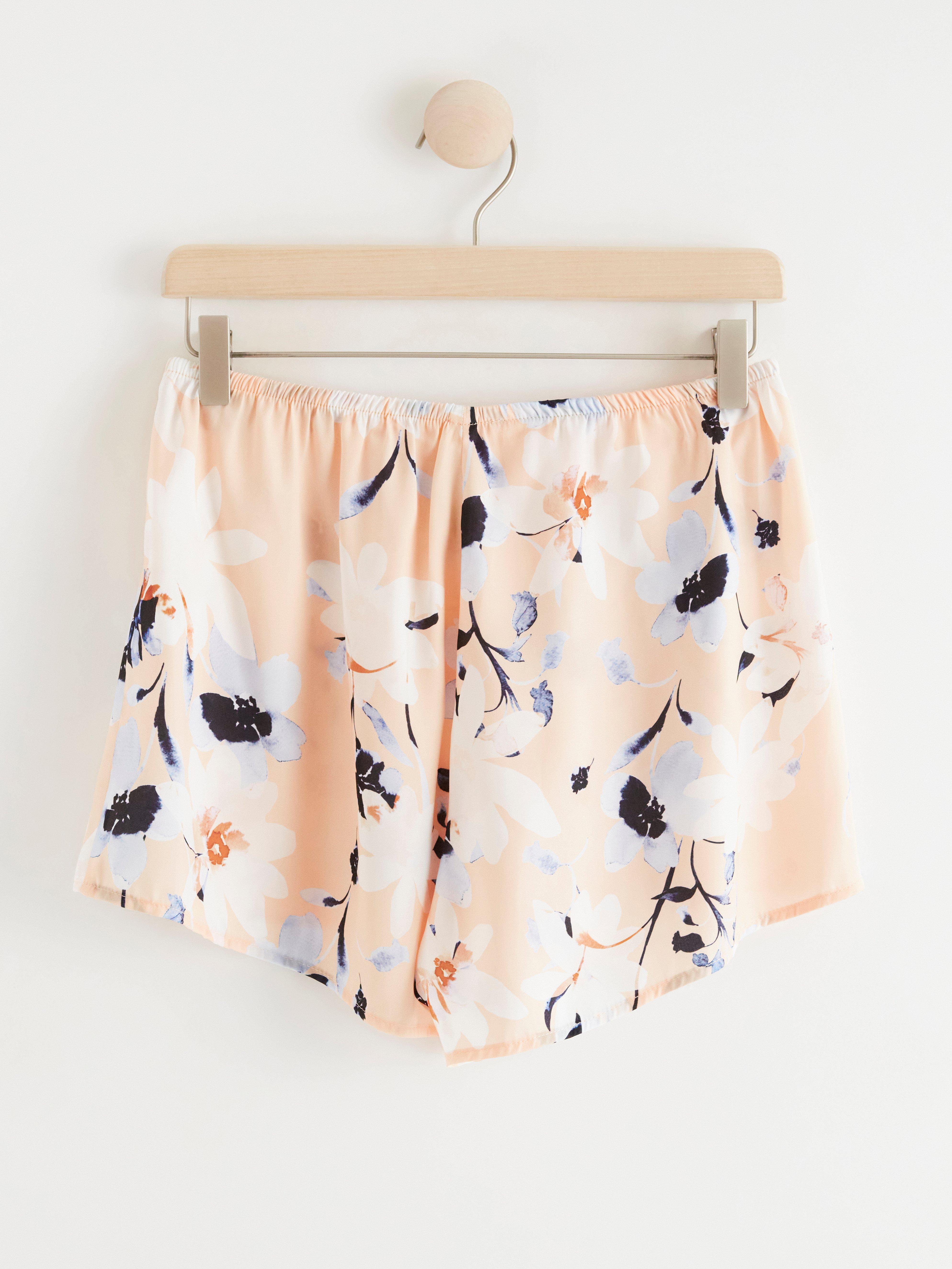 Pyjama Shorts - Lingerie - Coral