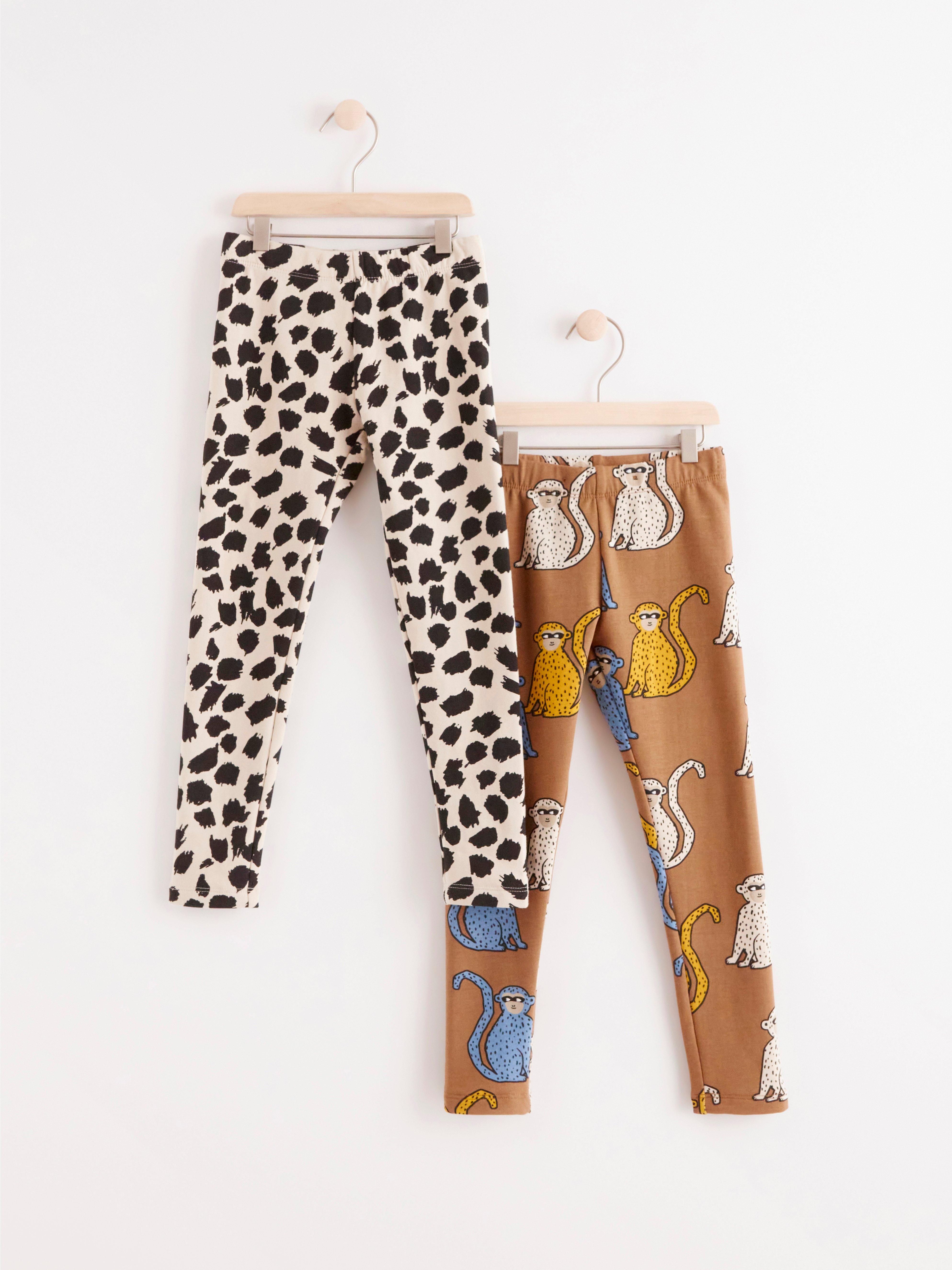 Leggings - Barn - Brun