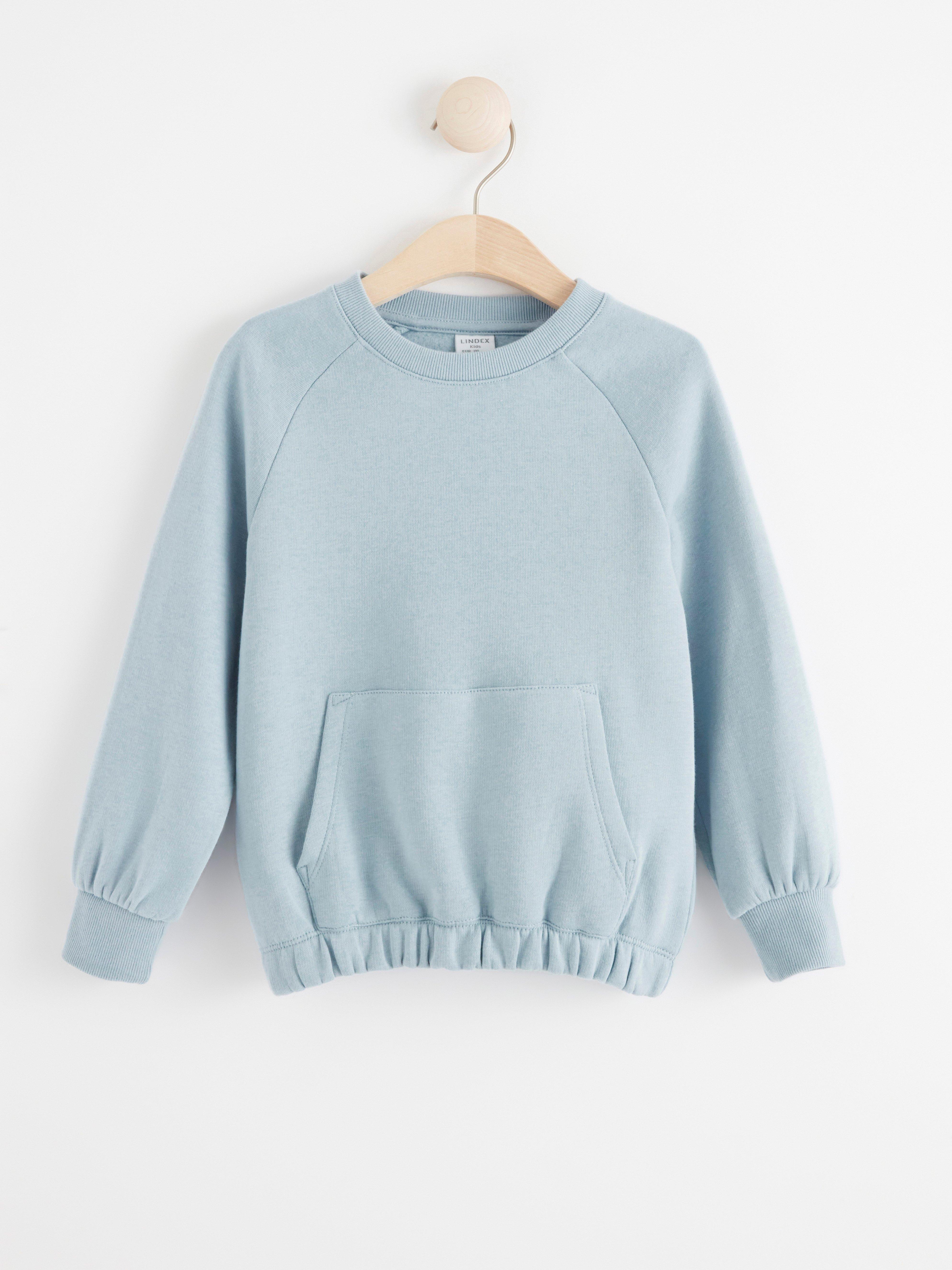 Sweatshirt - Barn - Blå