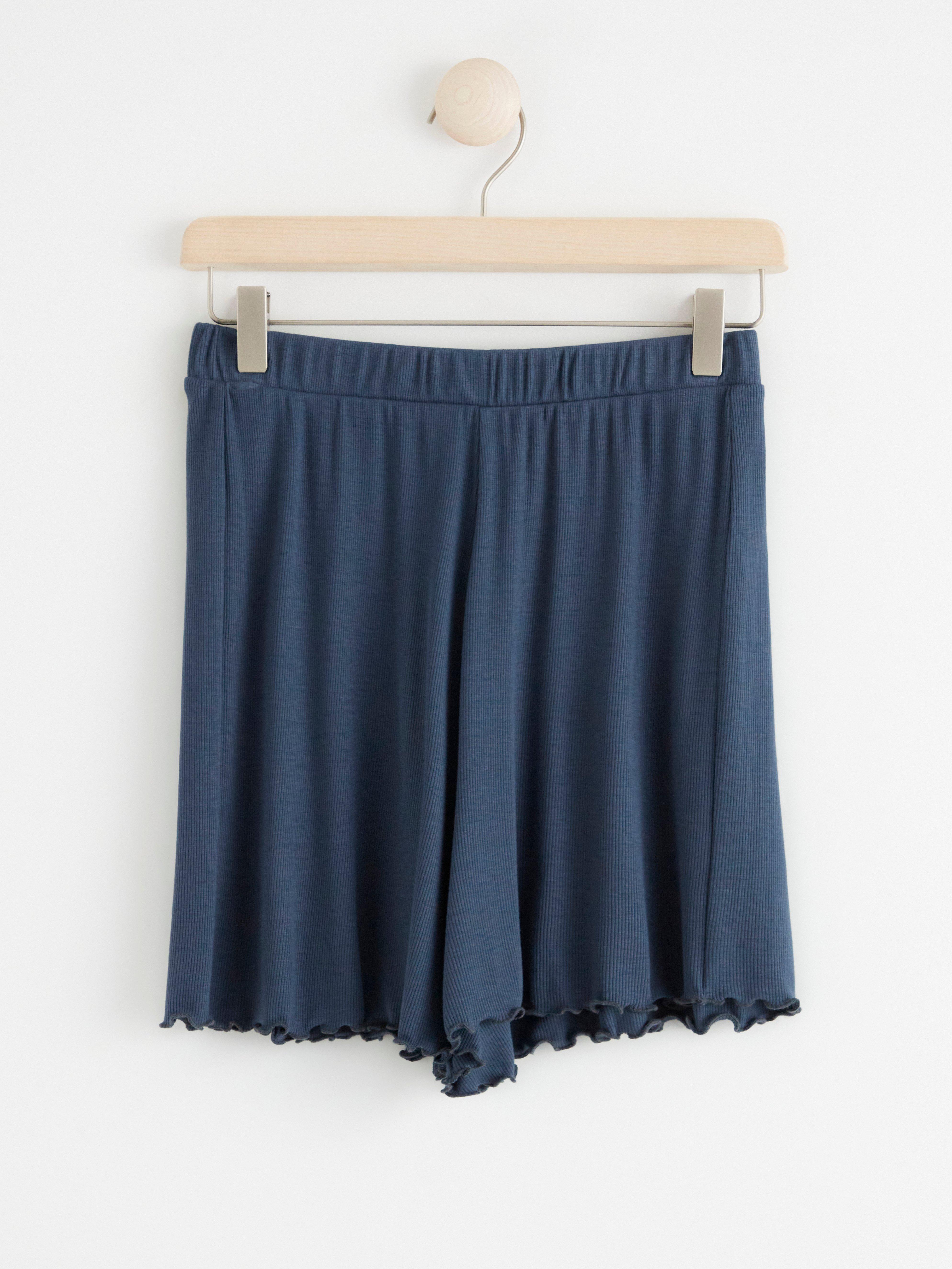 Pyjama Shorts - Lingerie - Blue