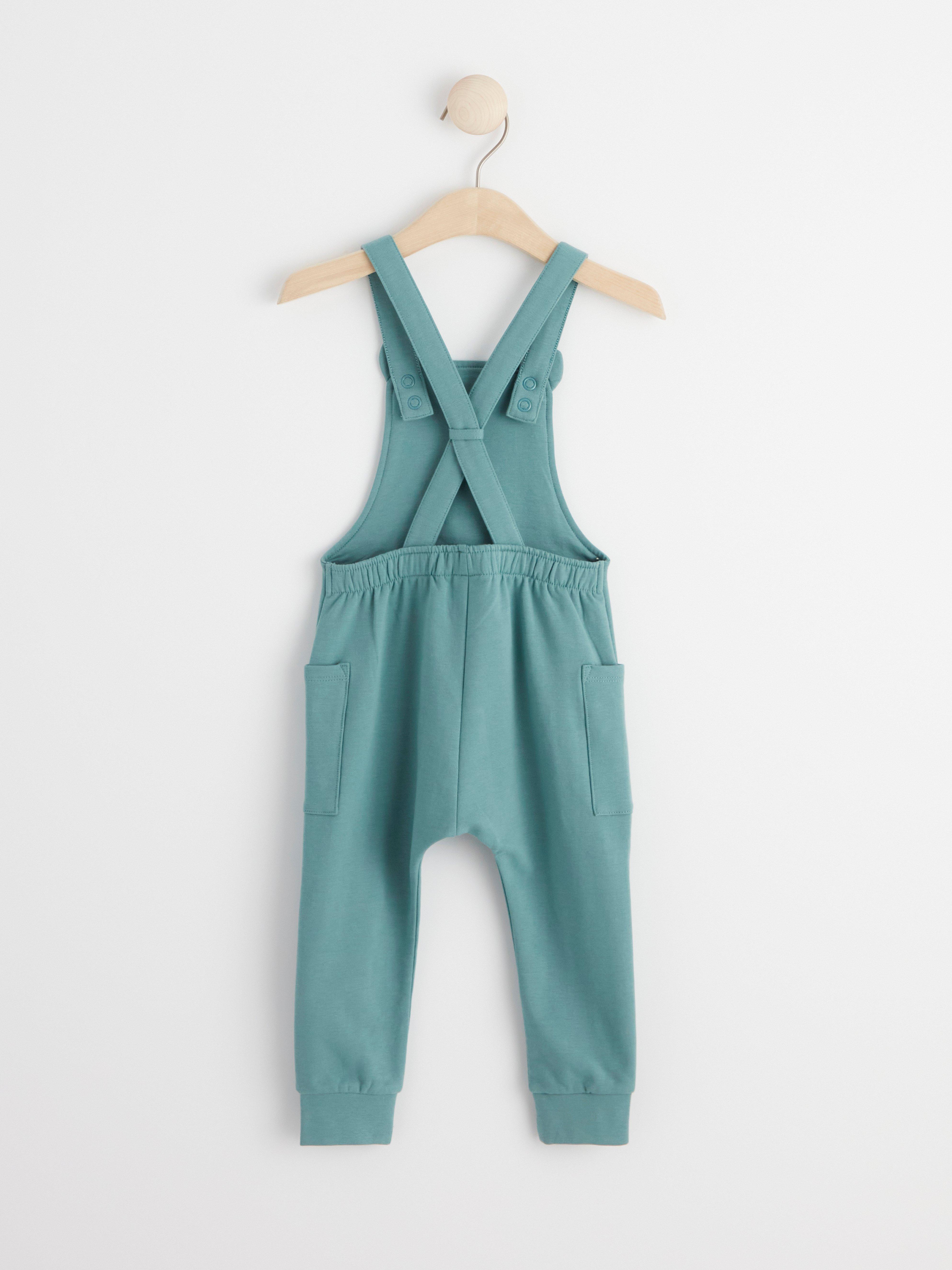 Bib Trousers - Kids Wear - Turquoise