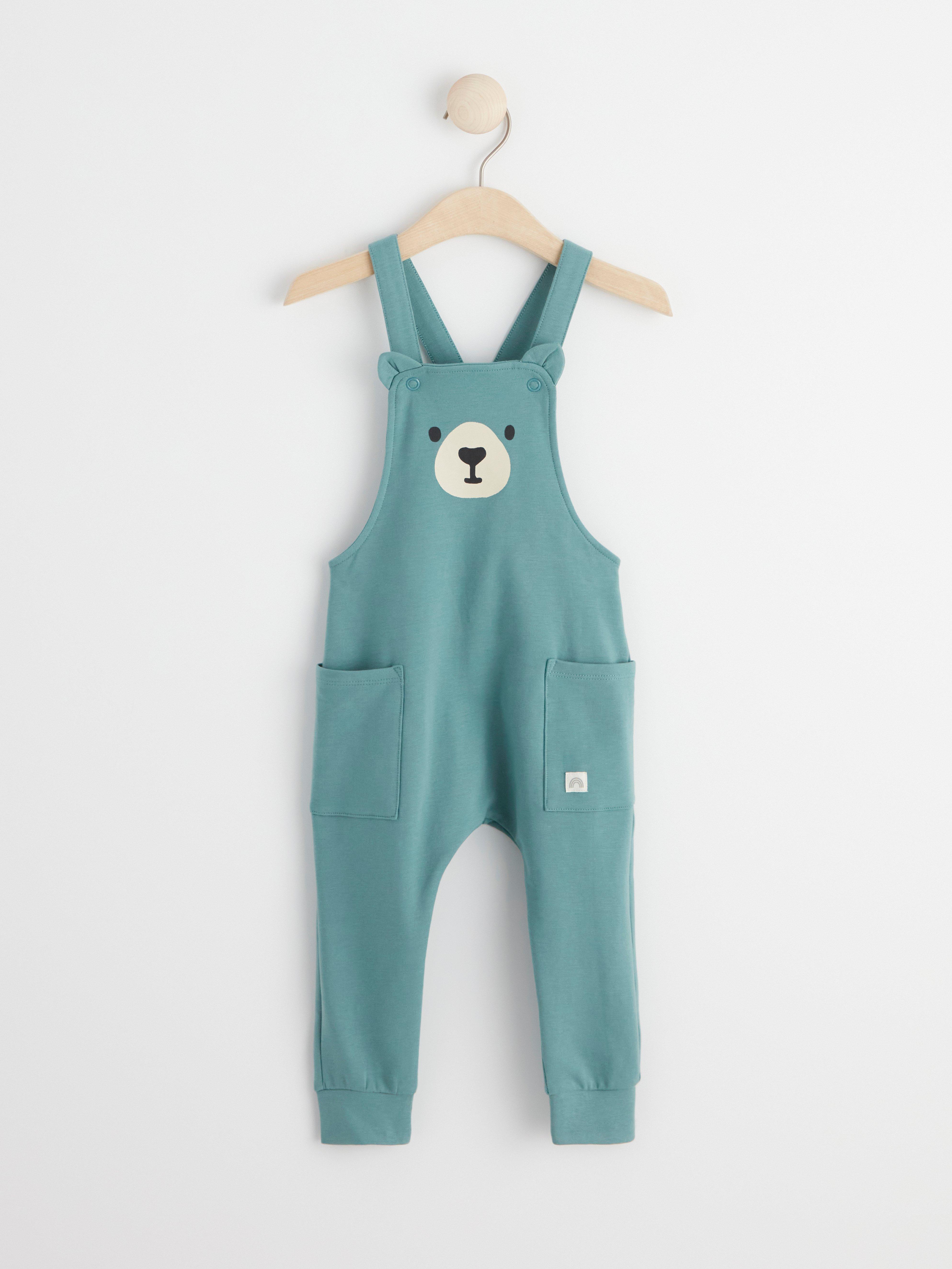 Bib Trousers - Kids Wear - Turquoise