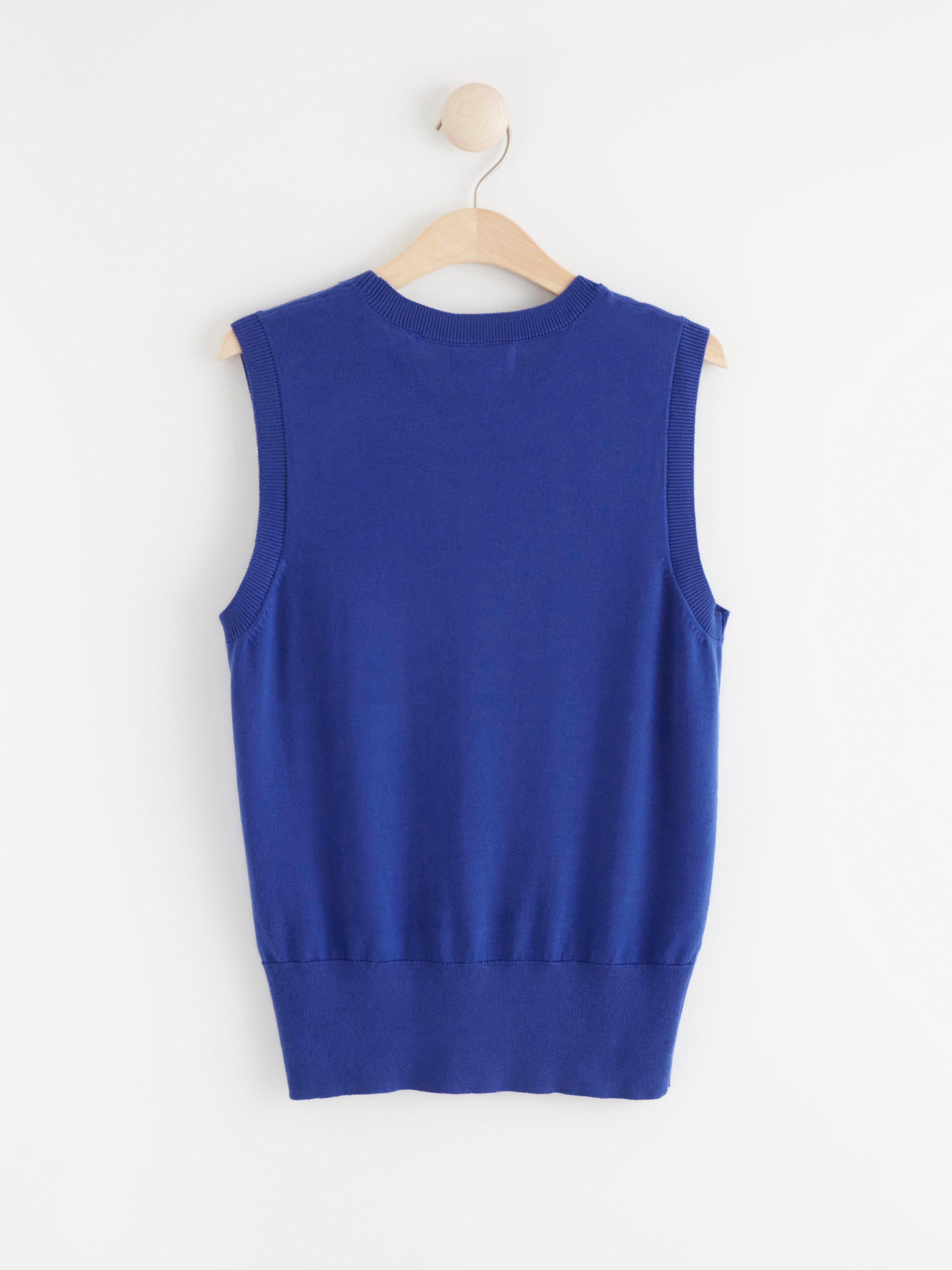 Vest - Womens Wear - Blue