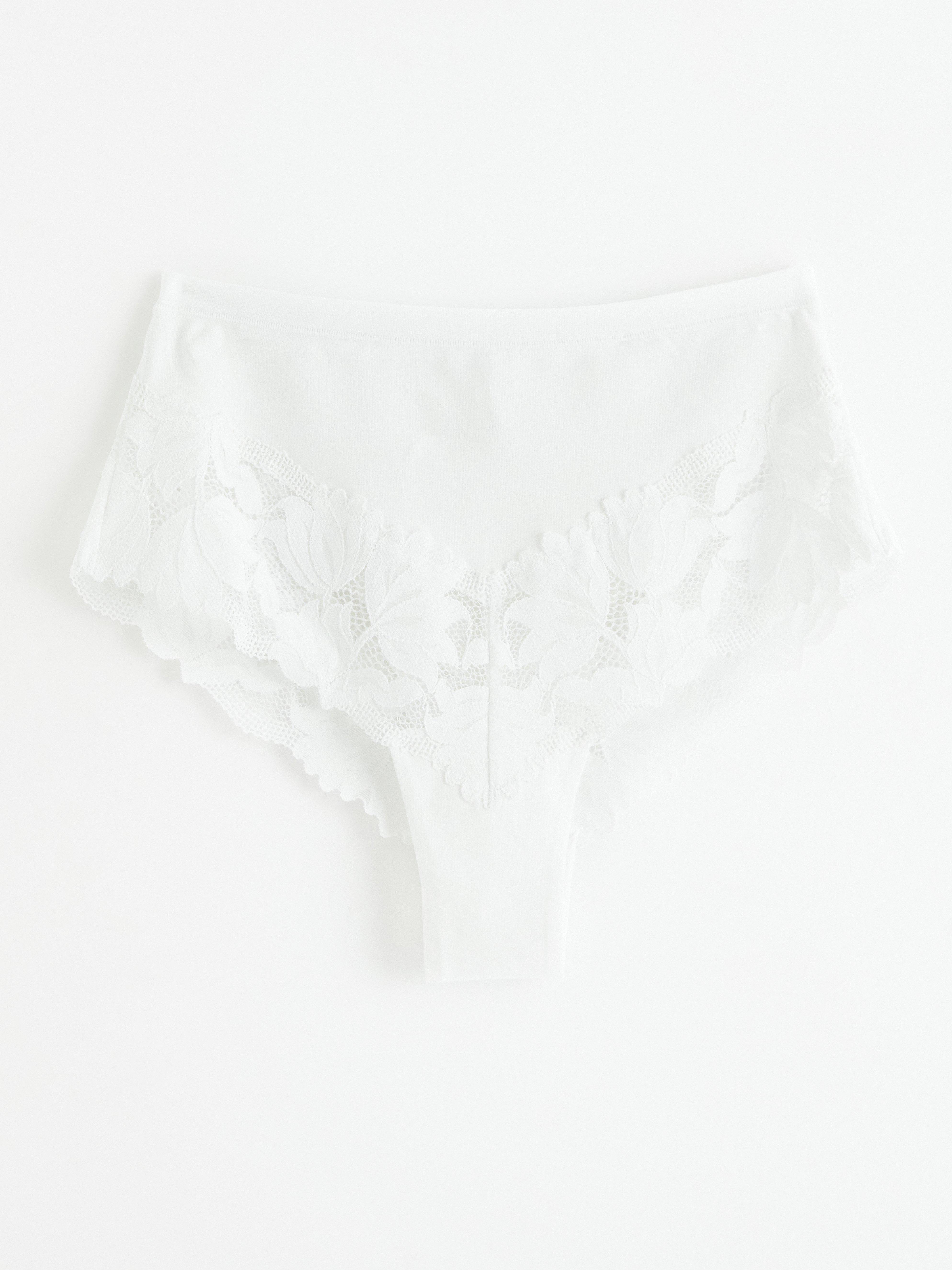 Brazilian High - Lingerie - White