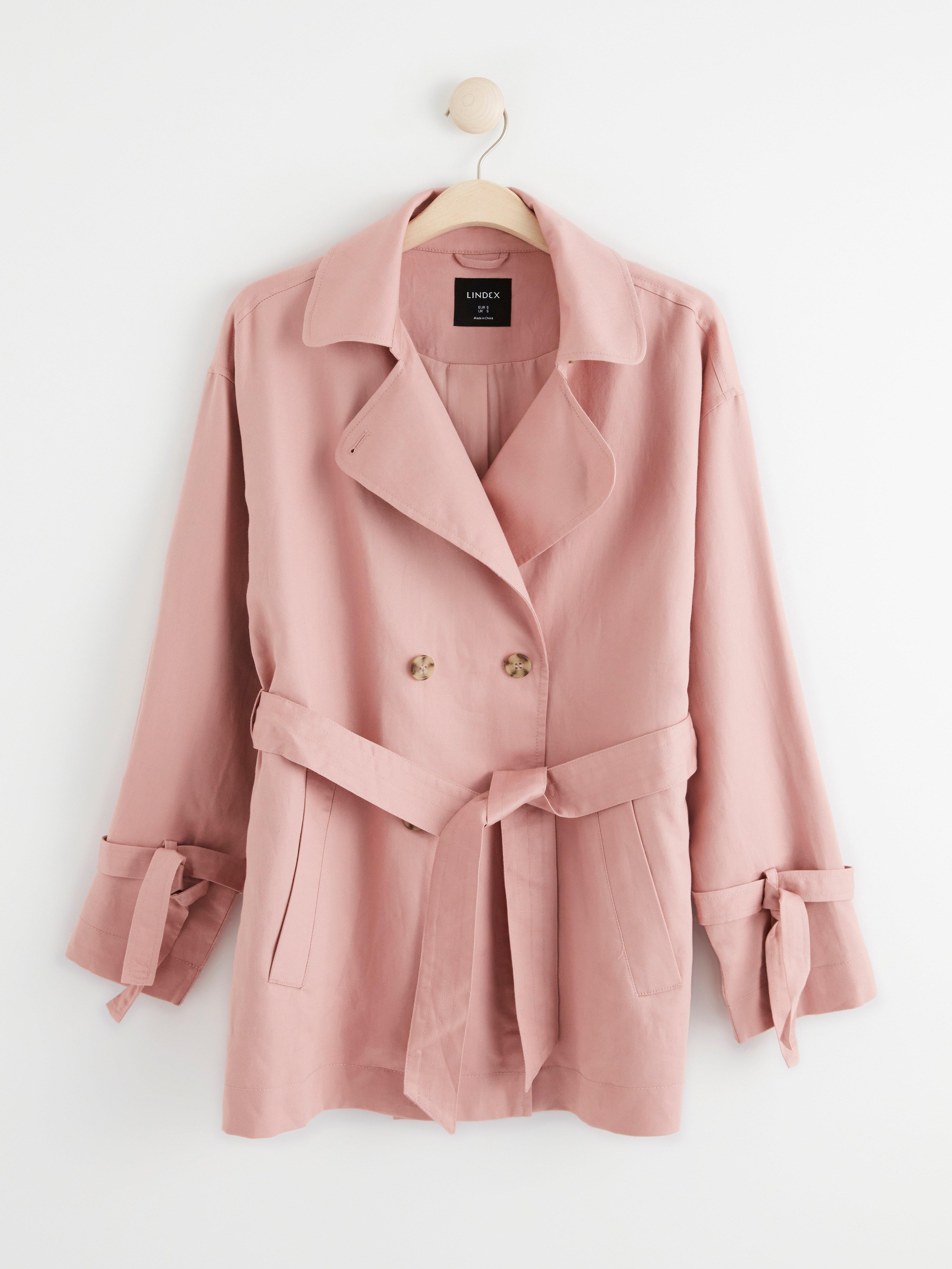 Trenchcoat - Womens Wear - Pink