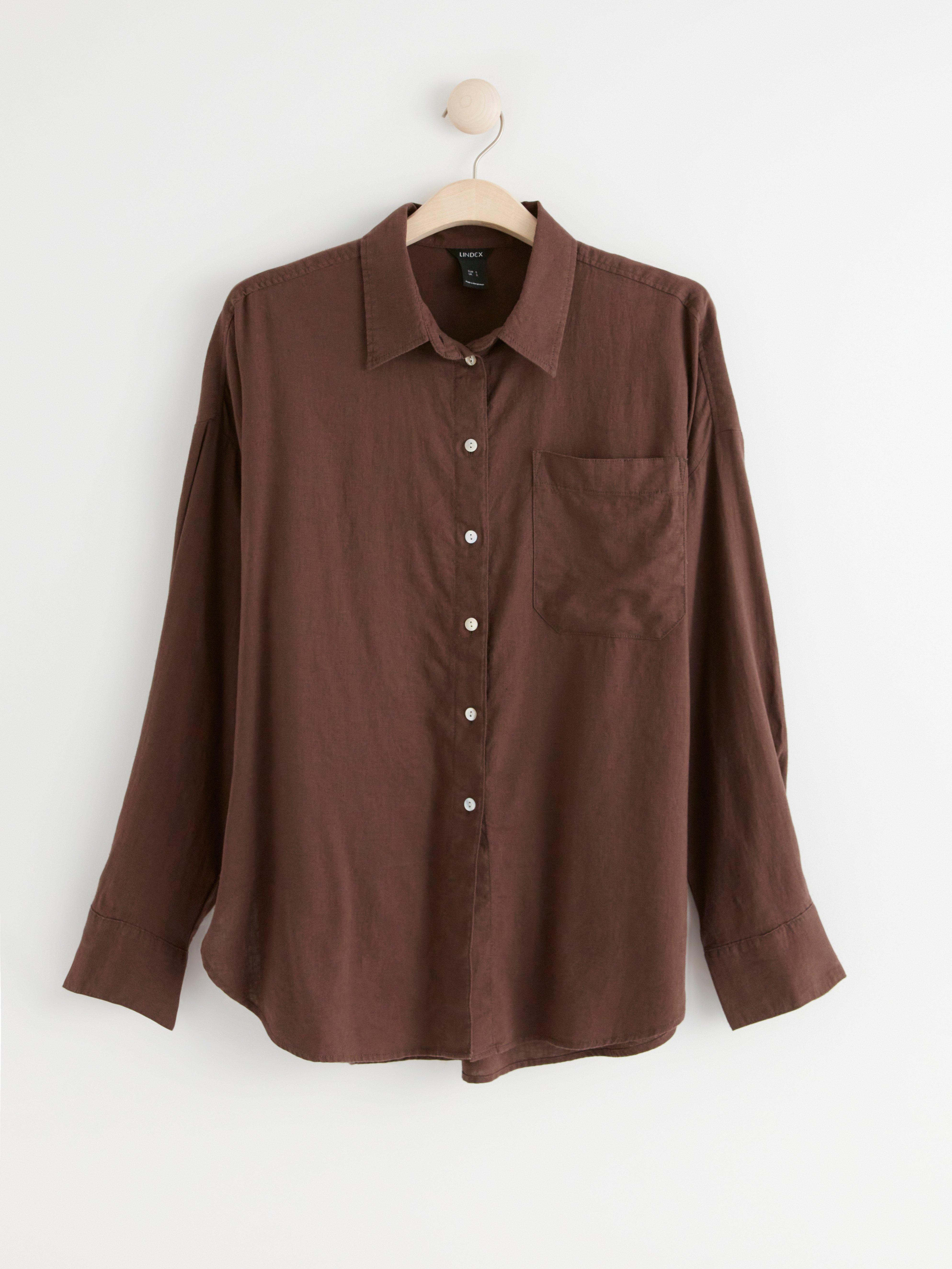 Skjorta - Dam - Brun