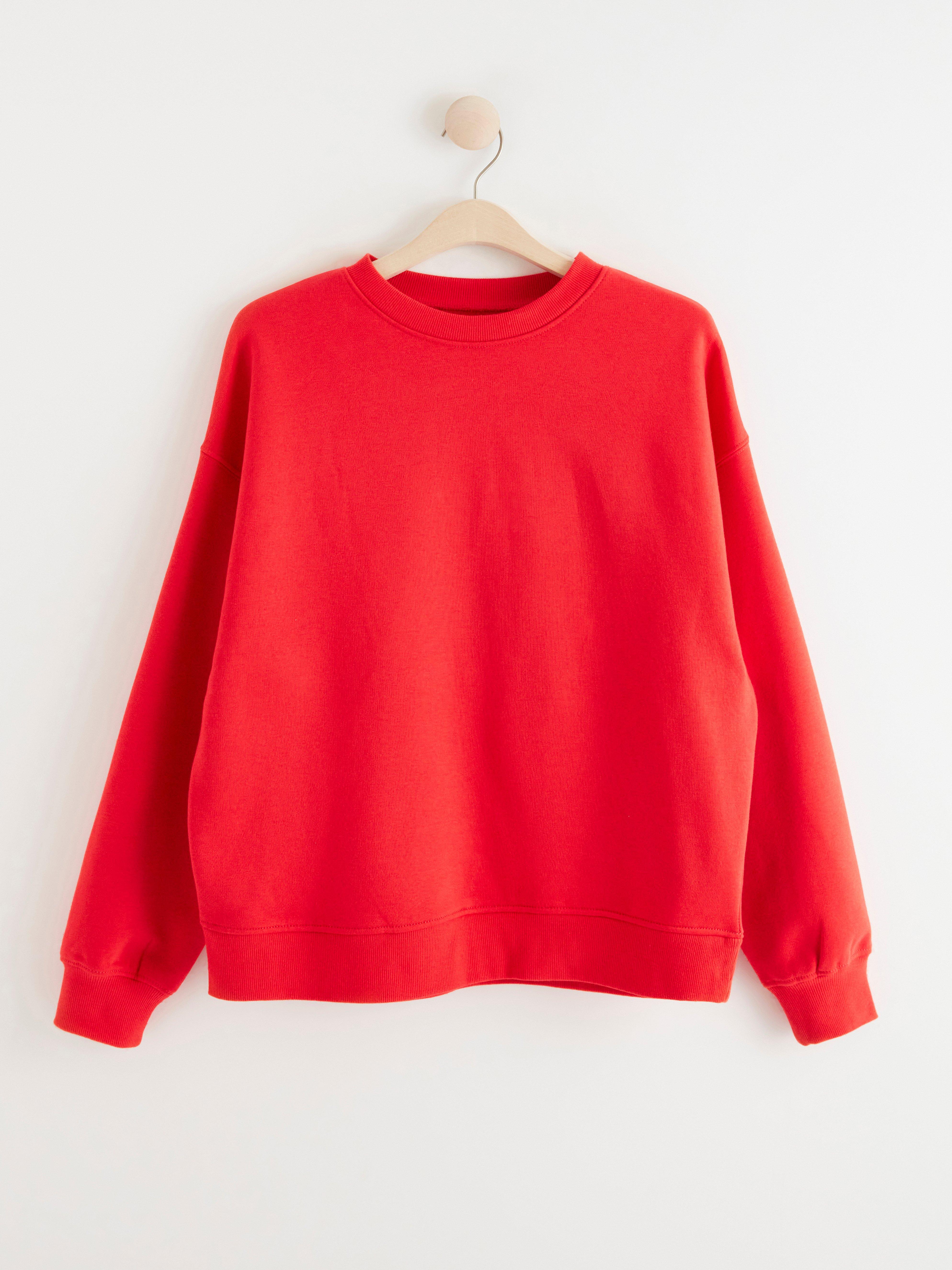 Sweatshirt - Womens Wear - Red