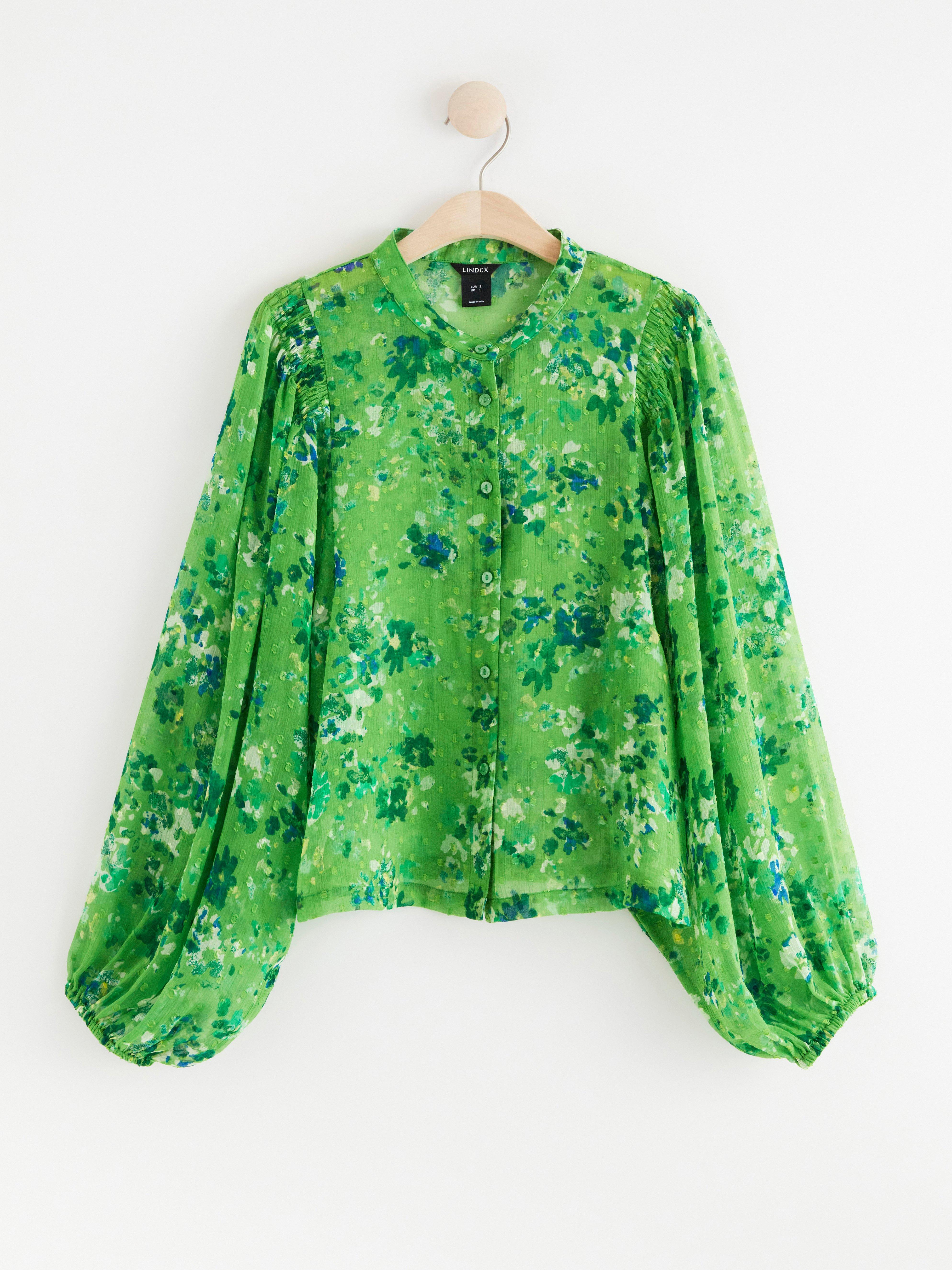 Bluse - Dame - Grønn