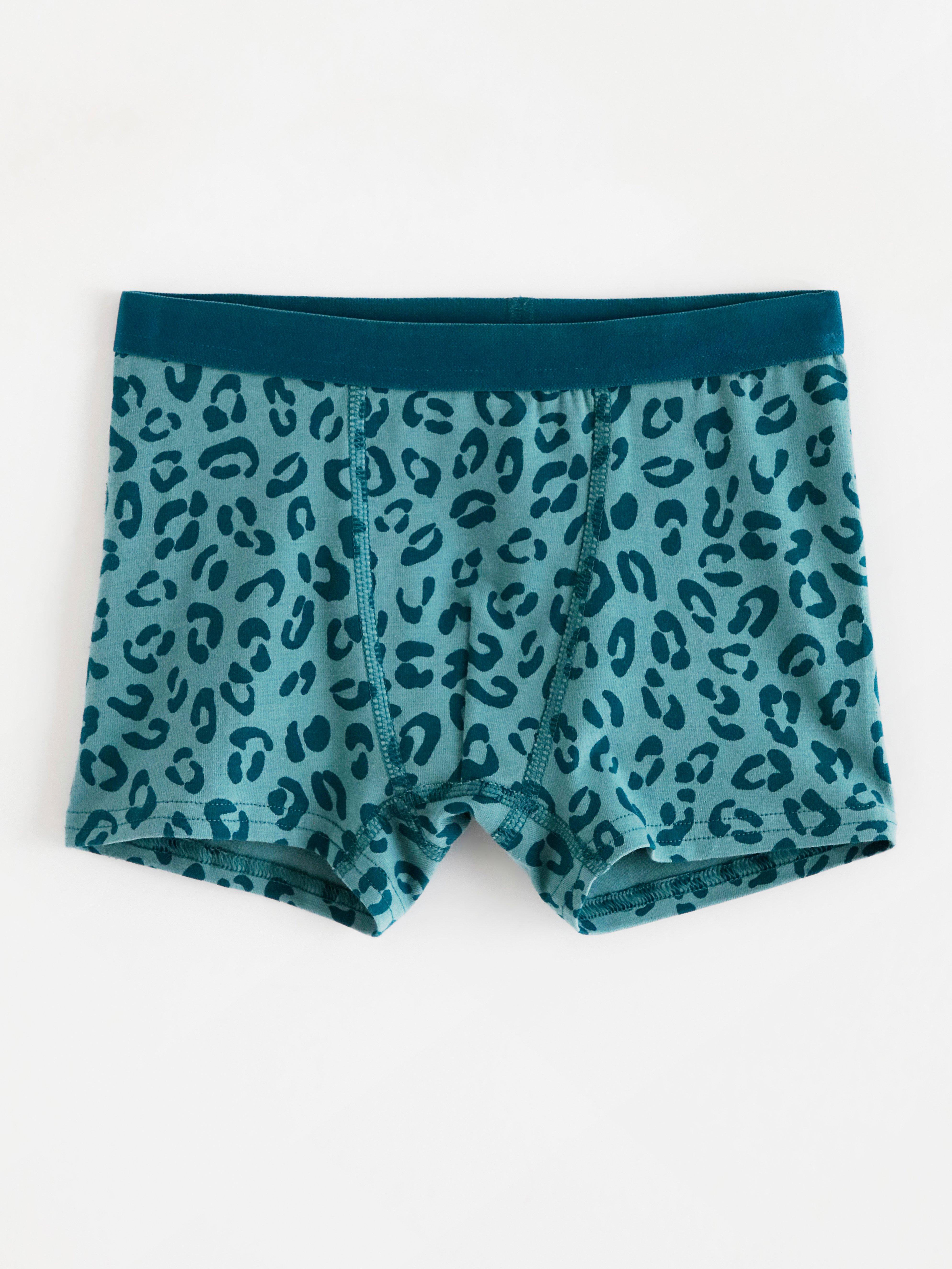 Leopardmönstrade boxershorts