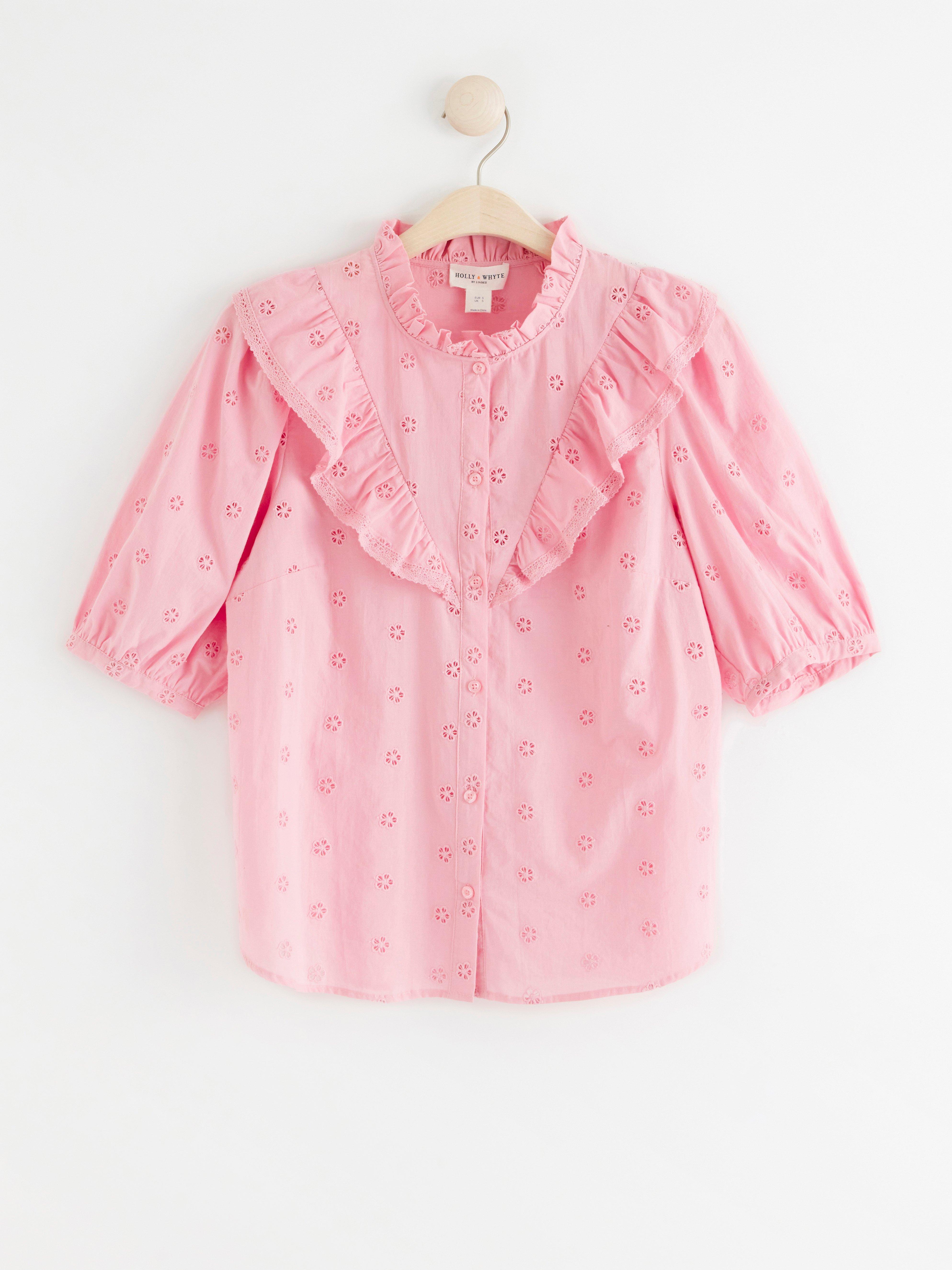 Bluse - Dame - Rosa