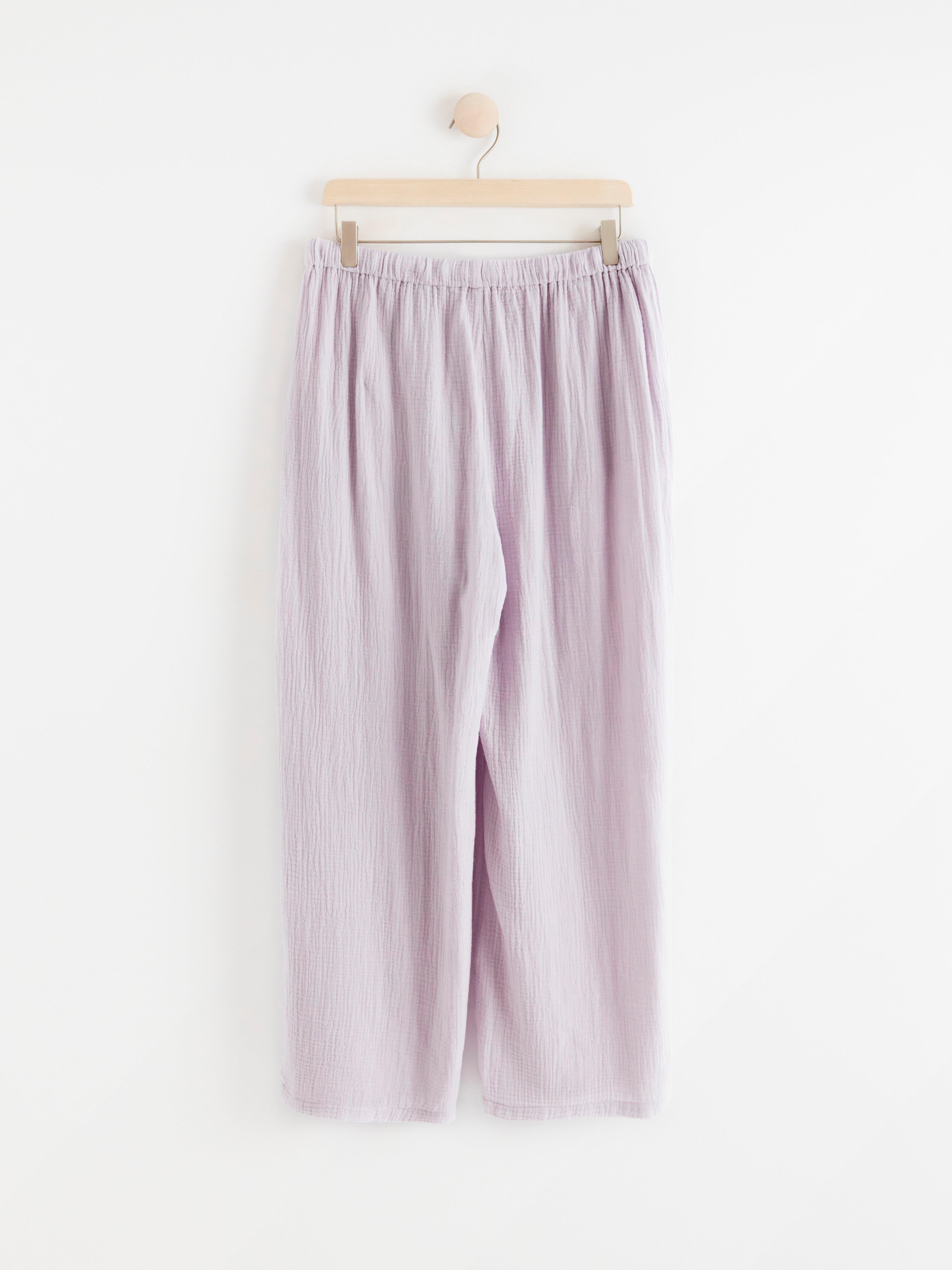 Pyjama Trousers - Lingerie - Lilac