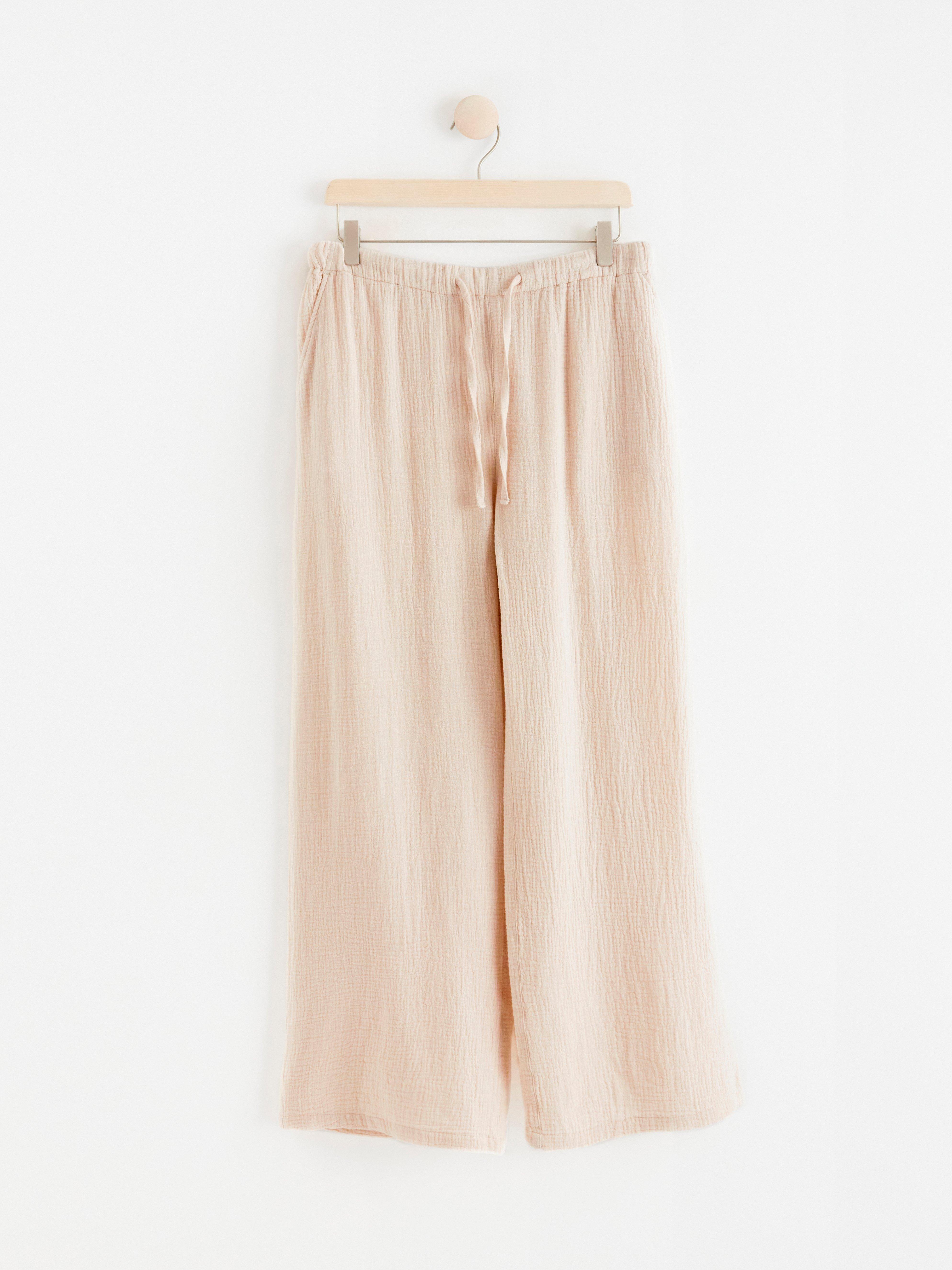 Pyžamové nohavice - Spodná bielizeň - Béžová