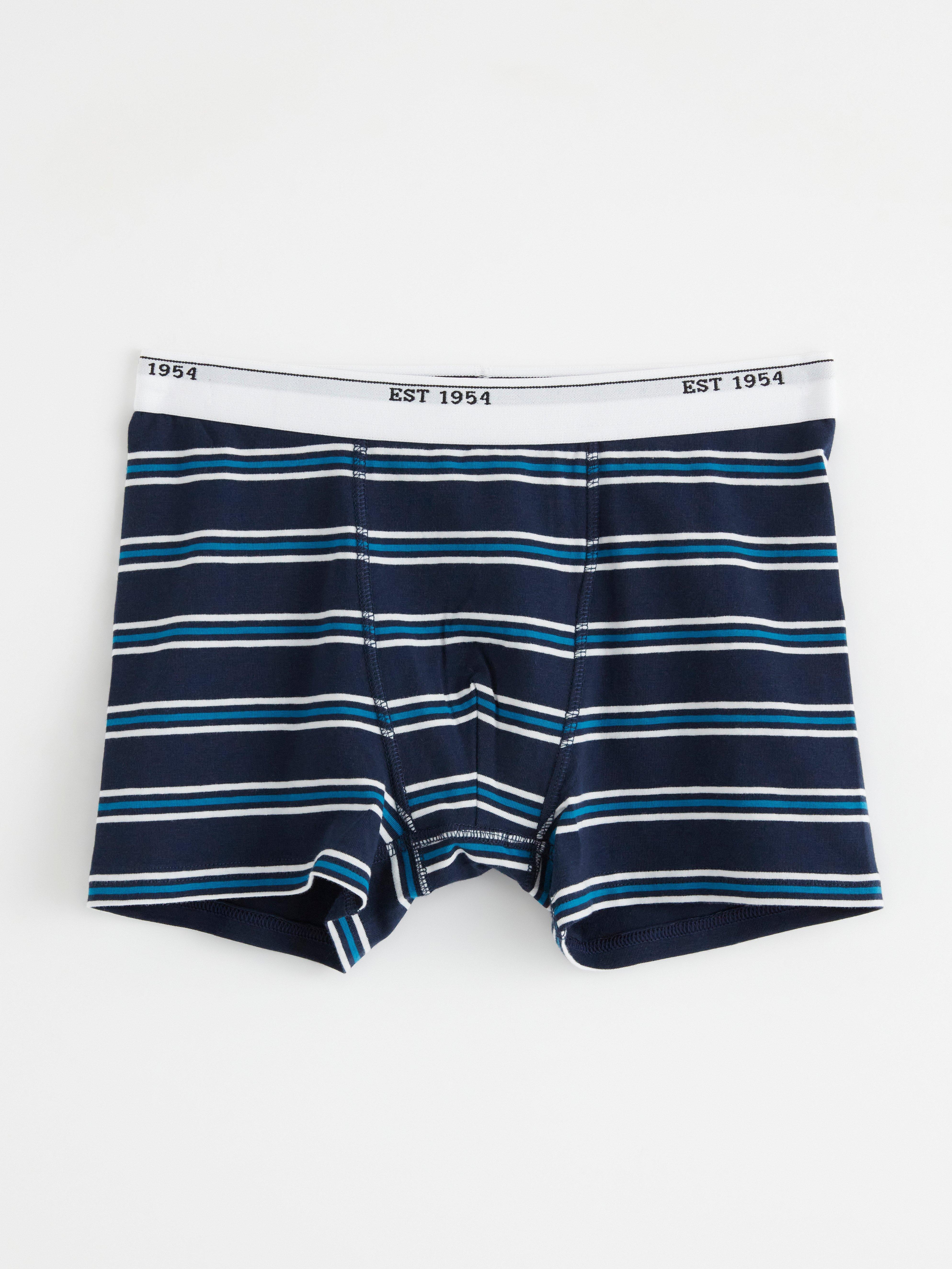 Boxer shorts with stripes