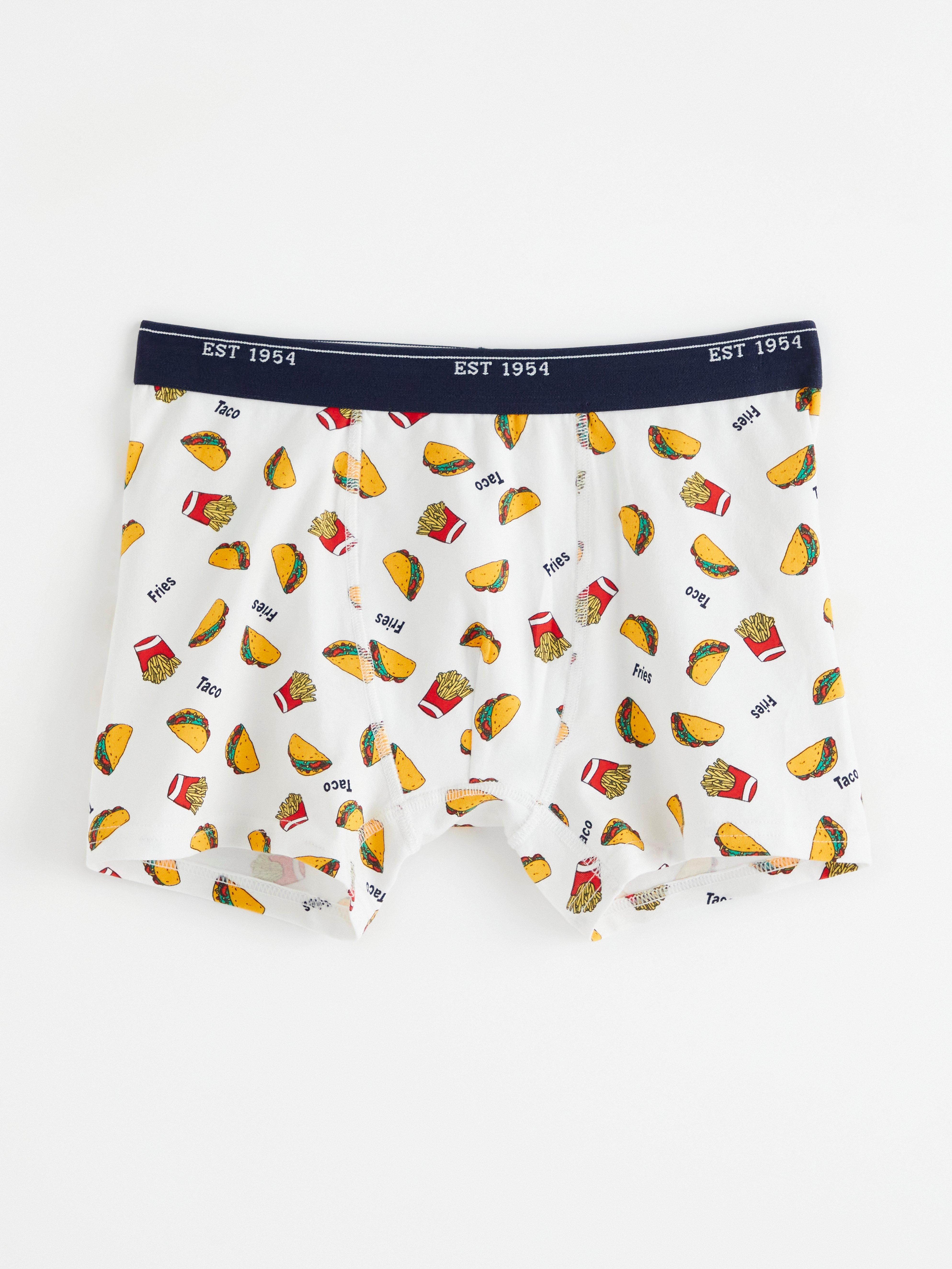 Boxershorts med tacos