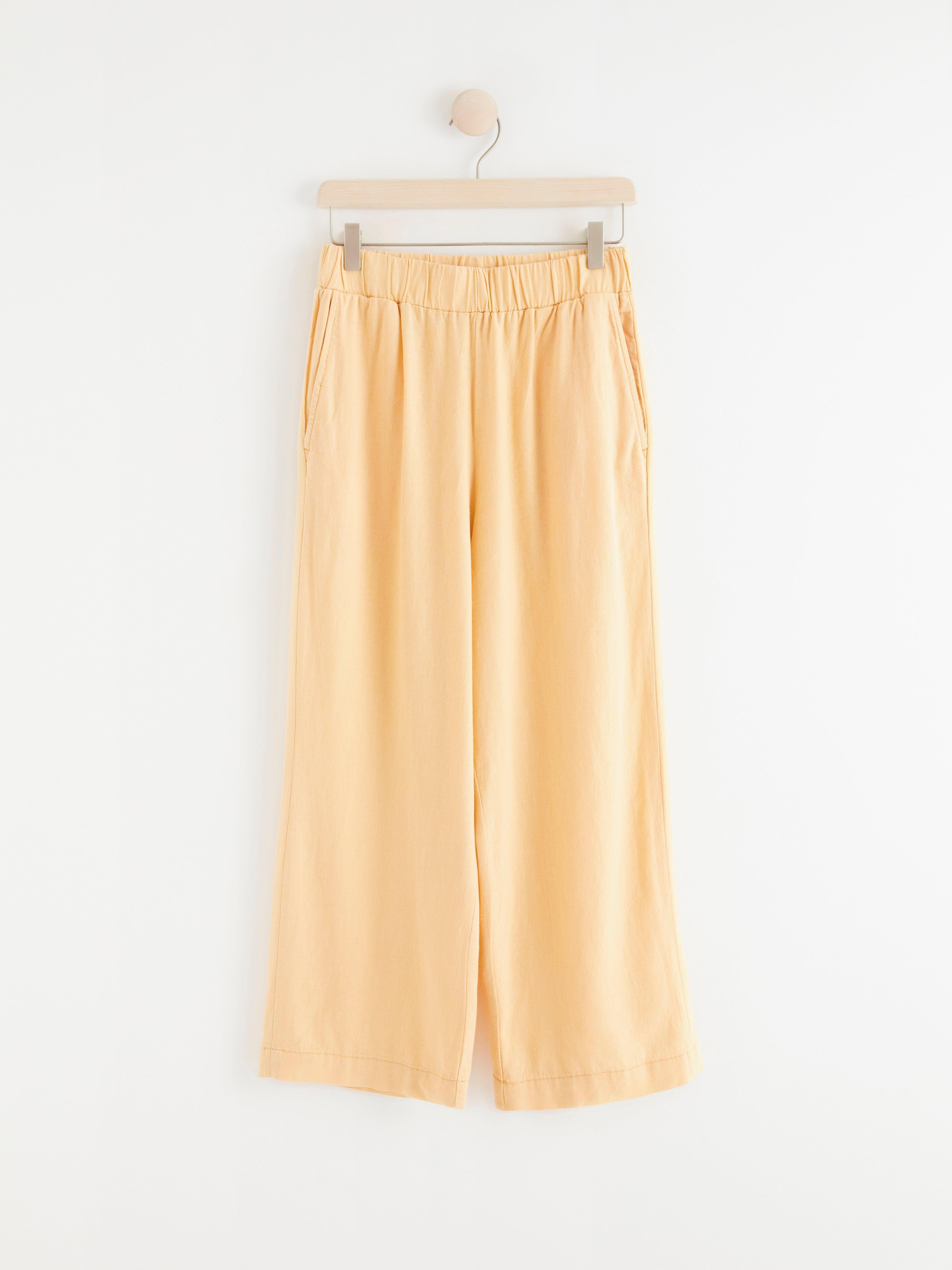 Housut - Naiset - Keltainen