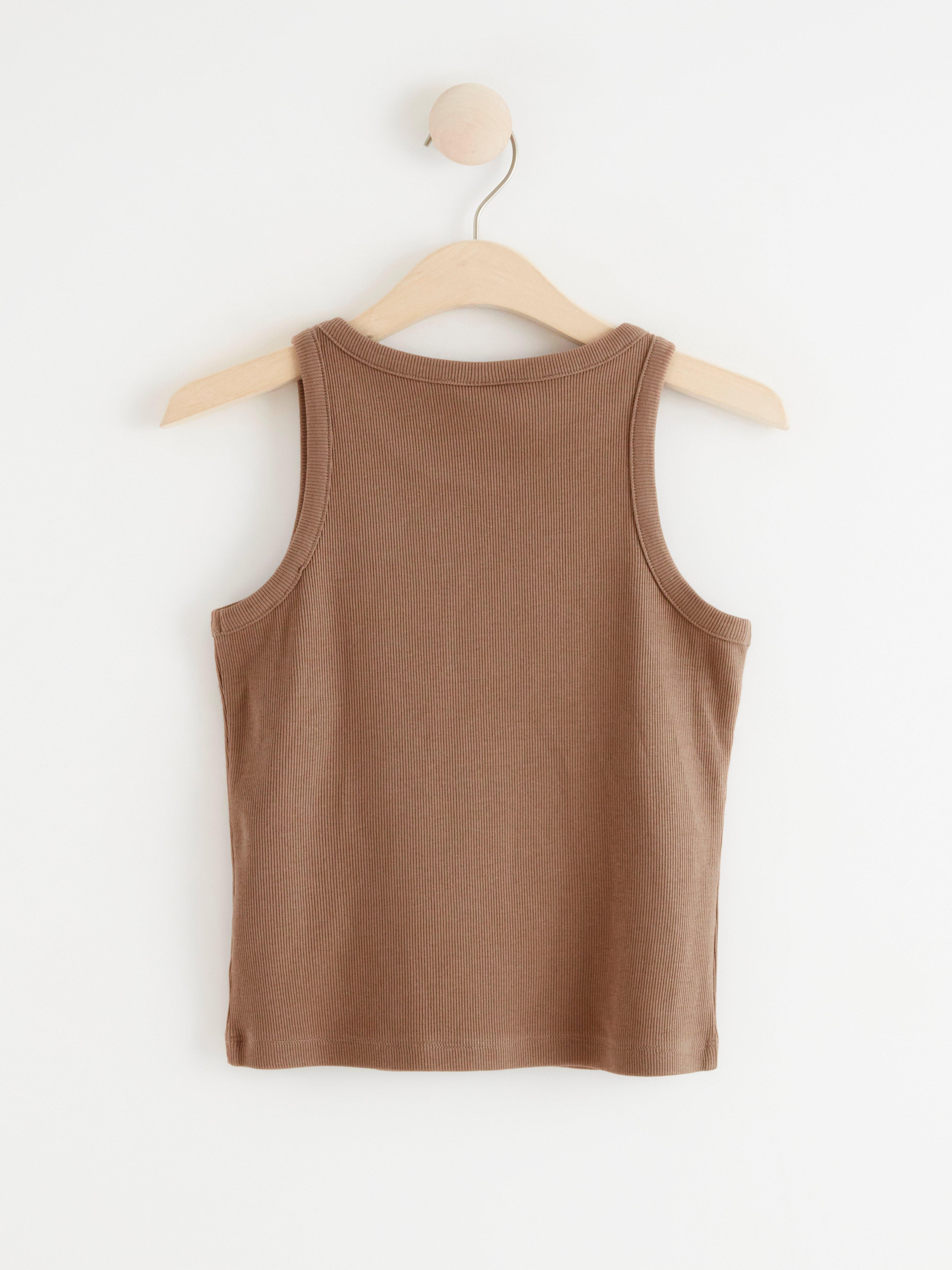 Tank Top - Kids Wear - Brown