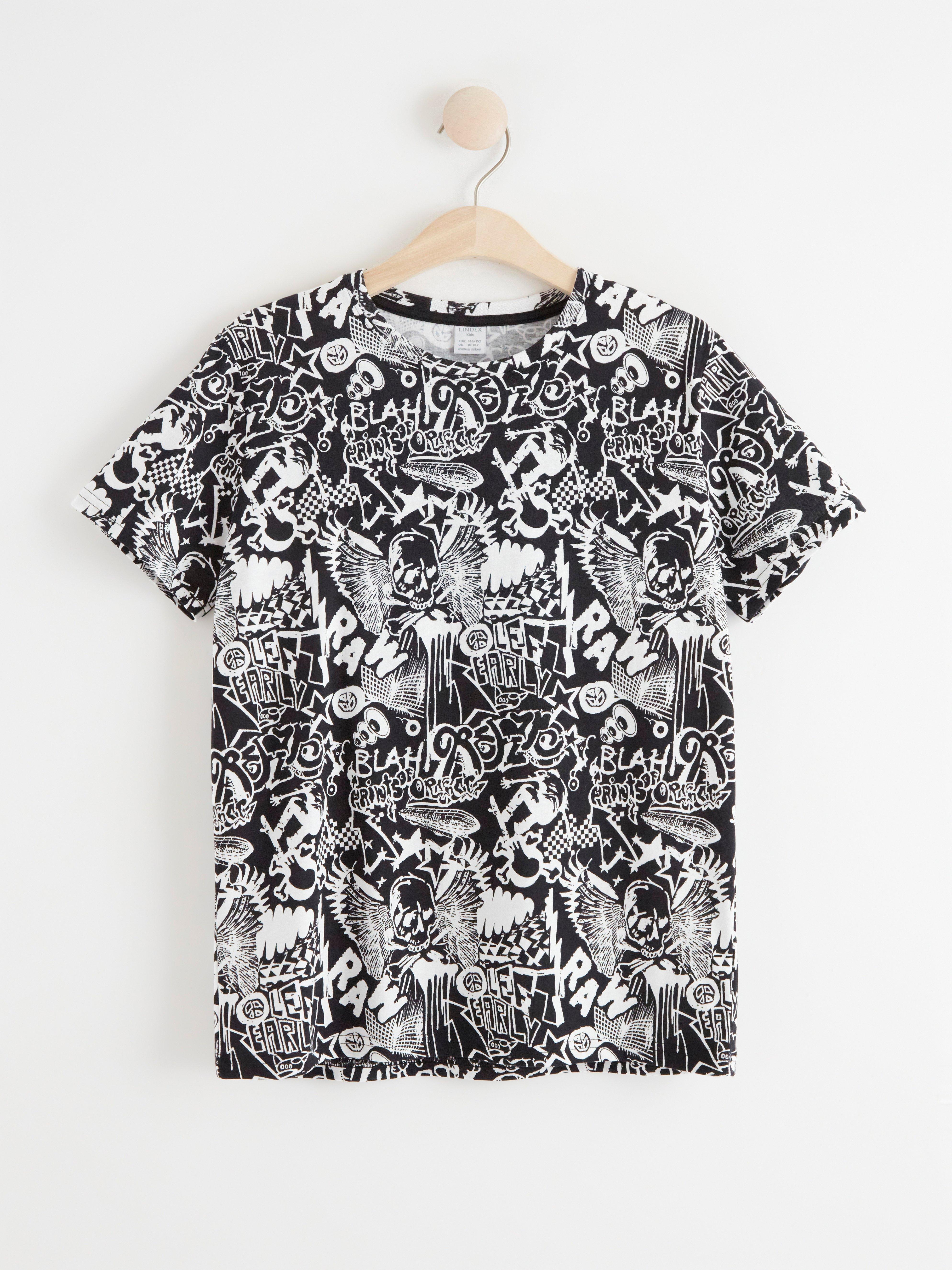 T-shirt - Barn - Svart