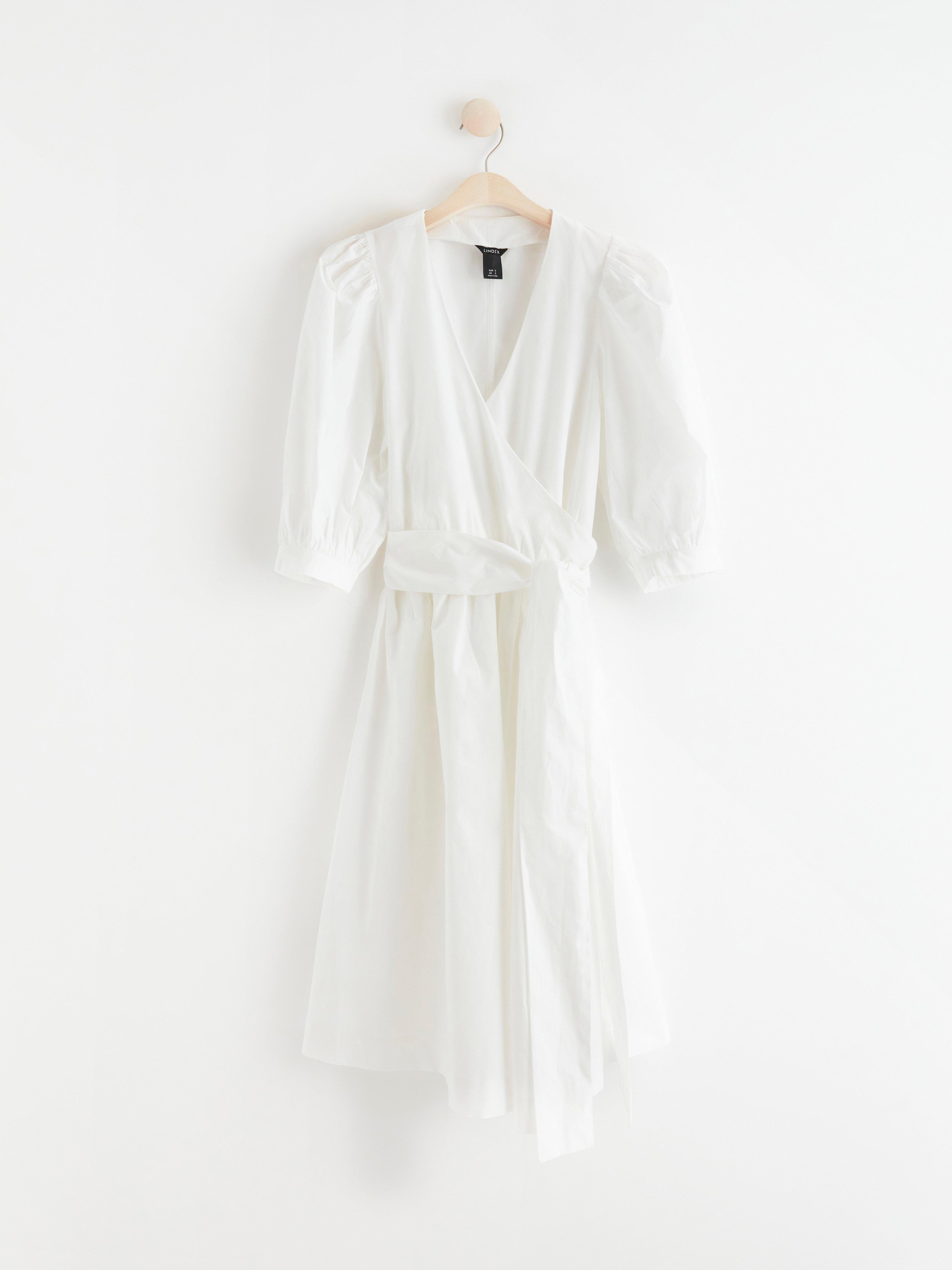 Zavinovacie šaty - Ženy - Biela