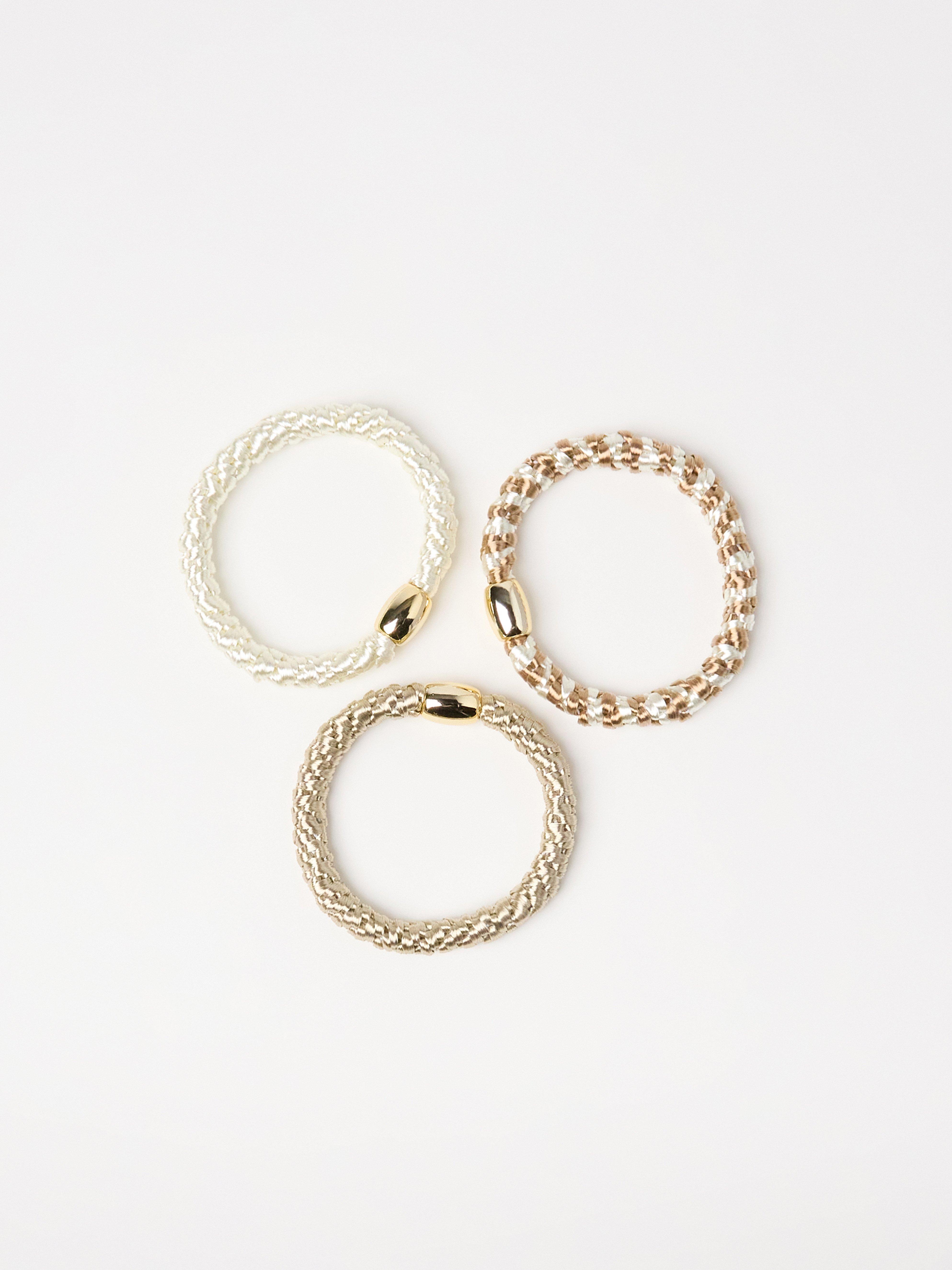 Hair Elastics - Womens Wear - White