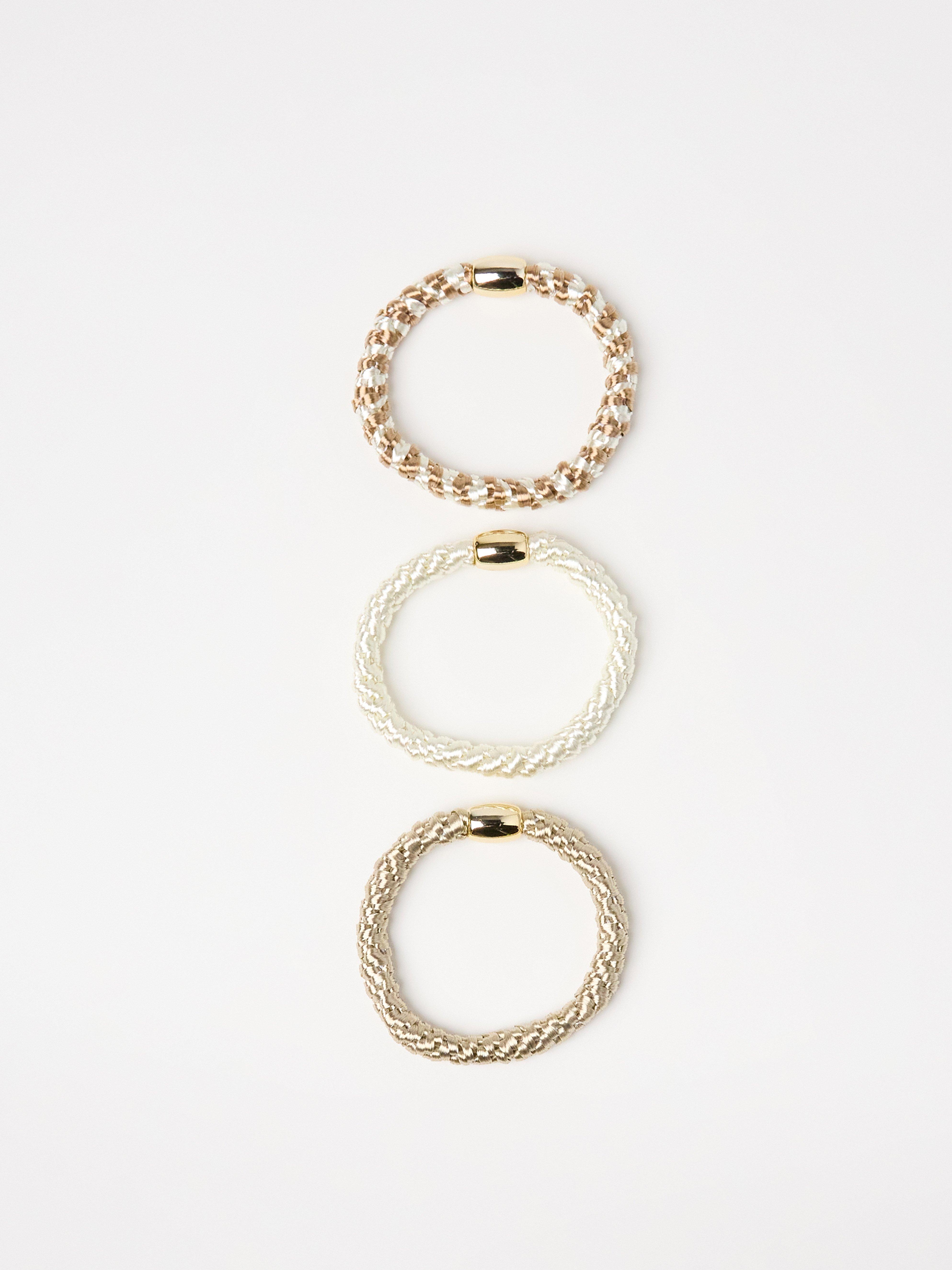 Hair Elastics - Womens Wear - White