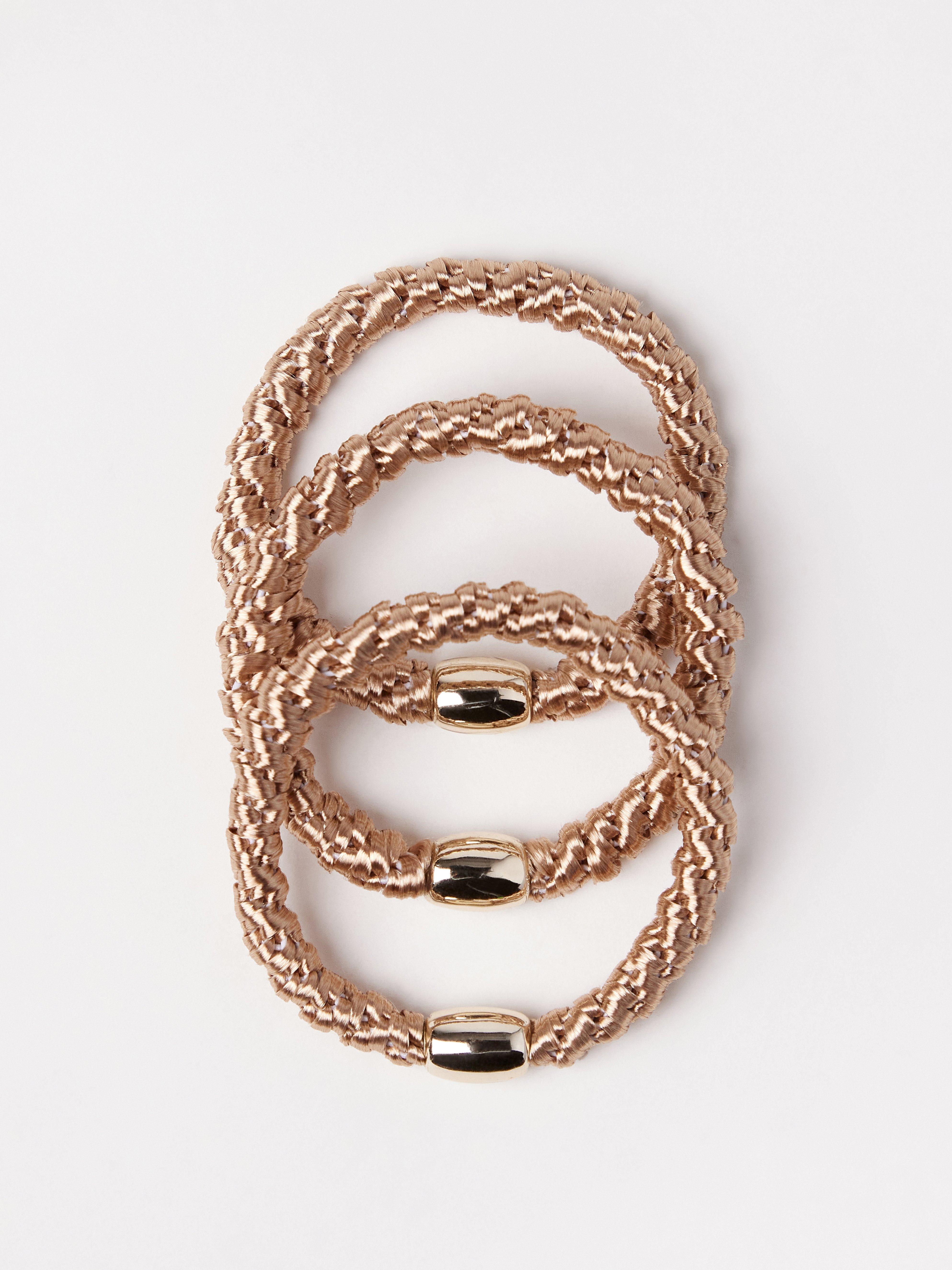 Hair Elastics - Womens Wear - Beige