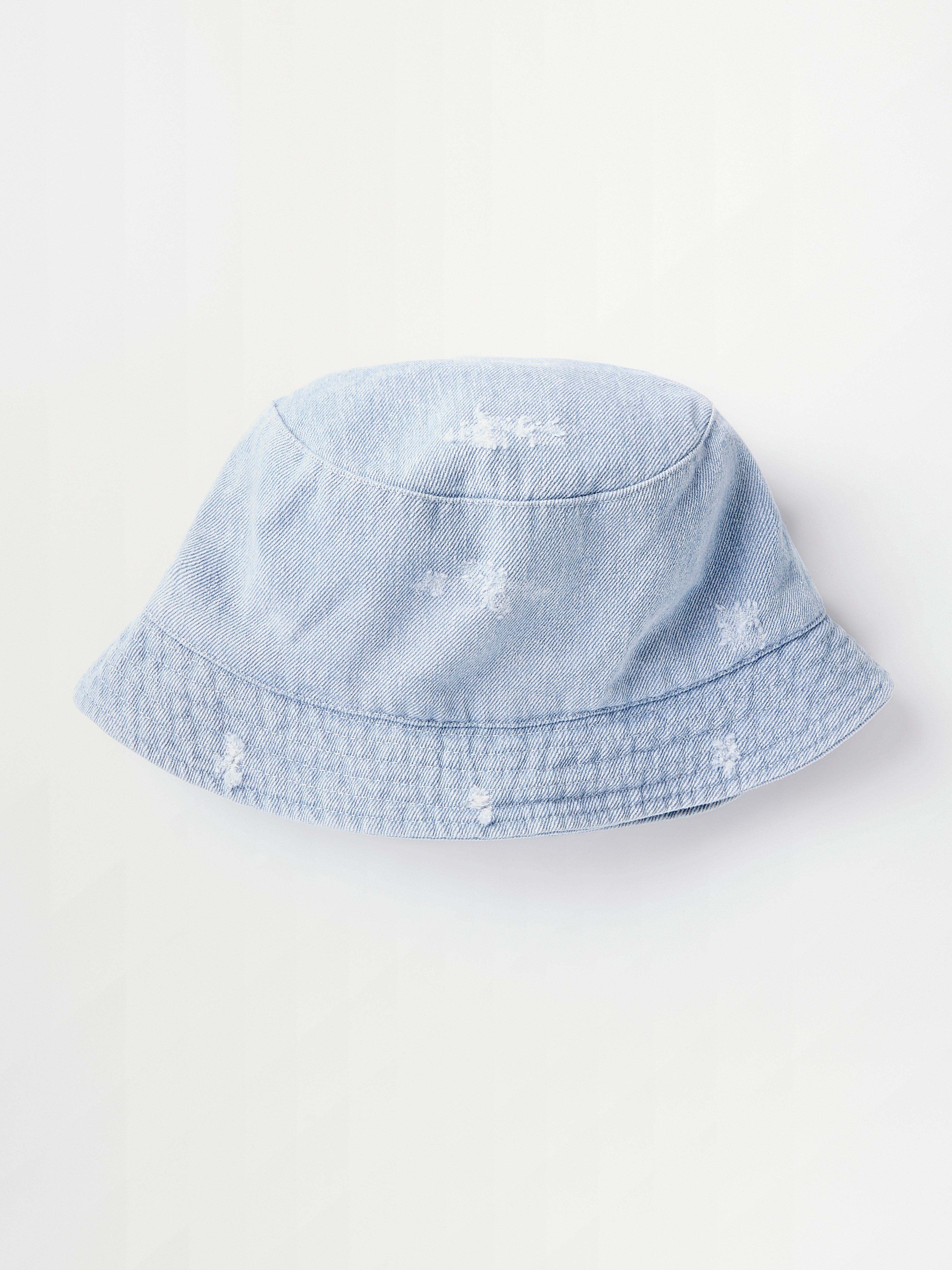 Bucket hat i denim