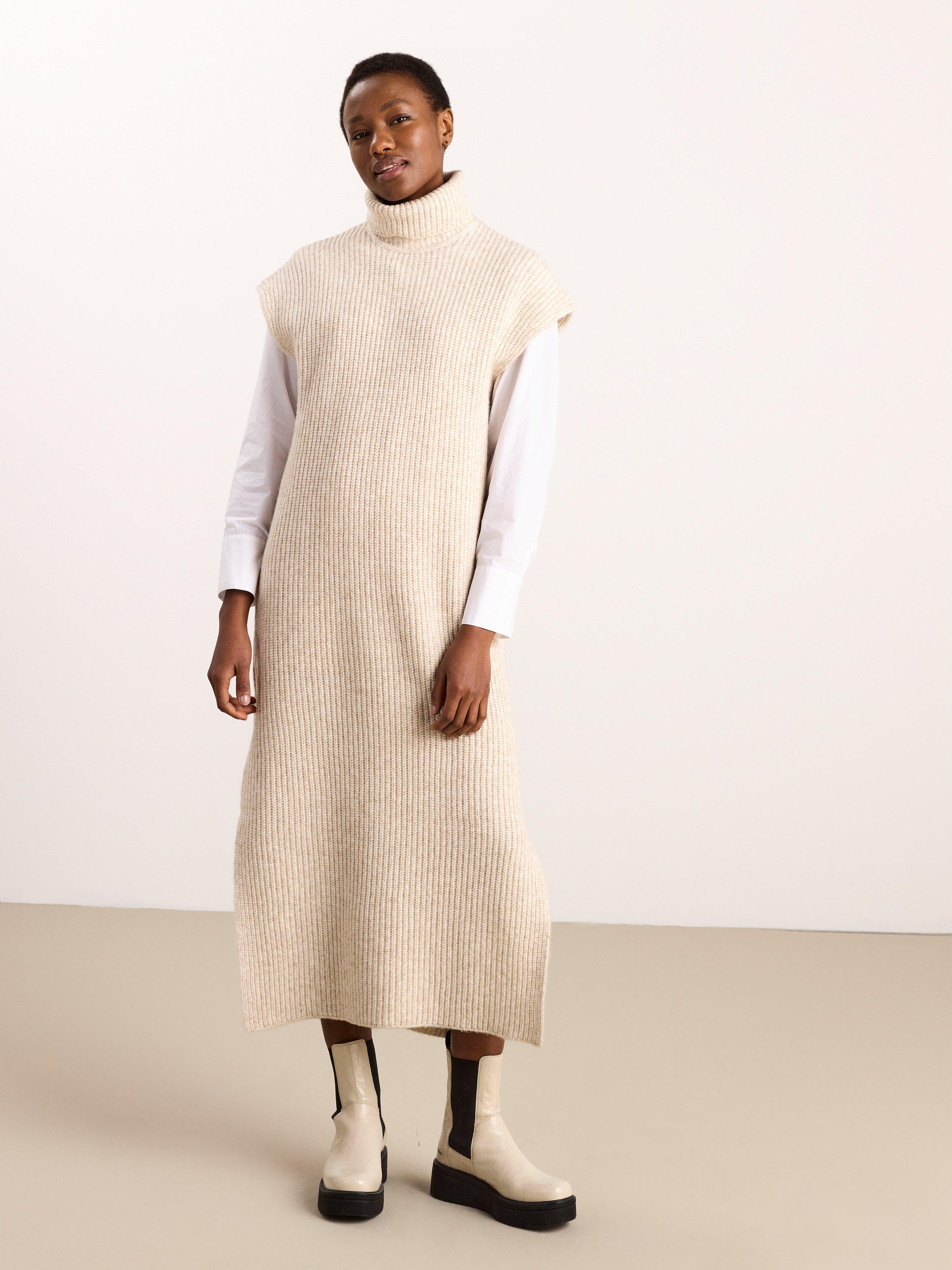 cos sleeveless knitted dress