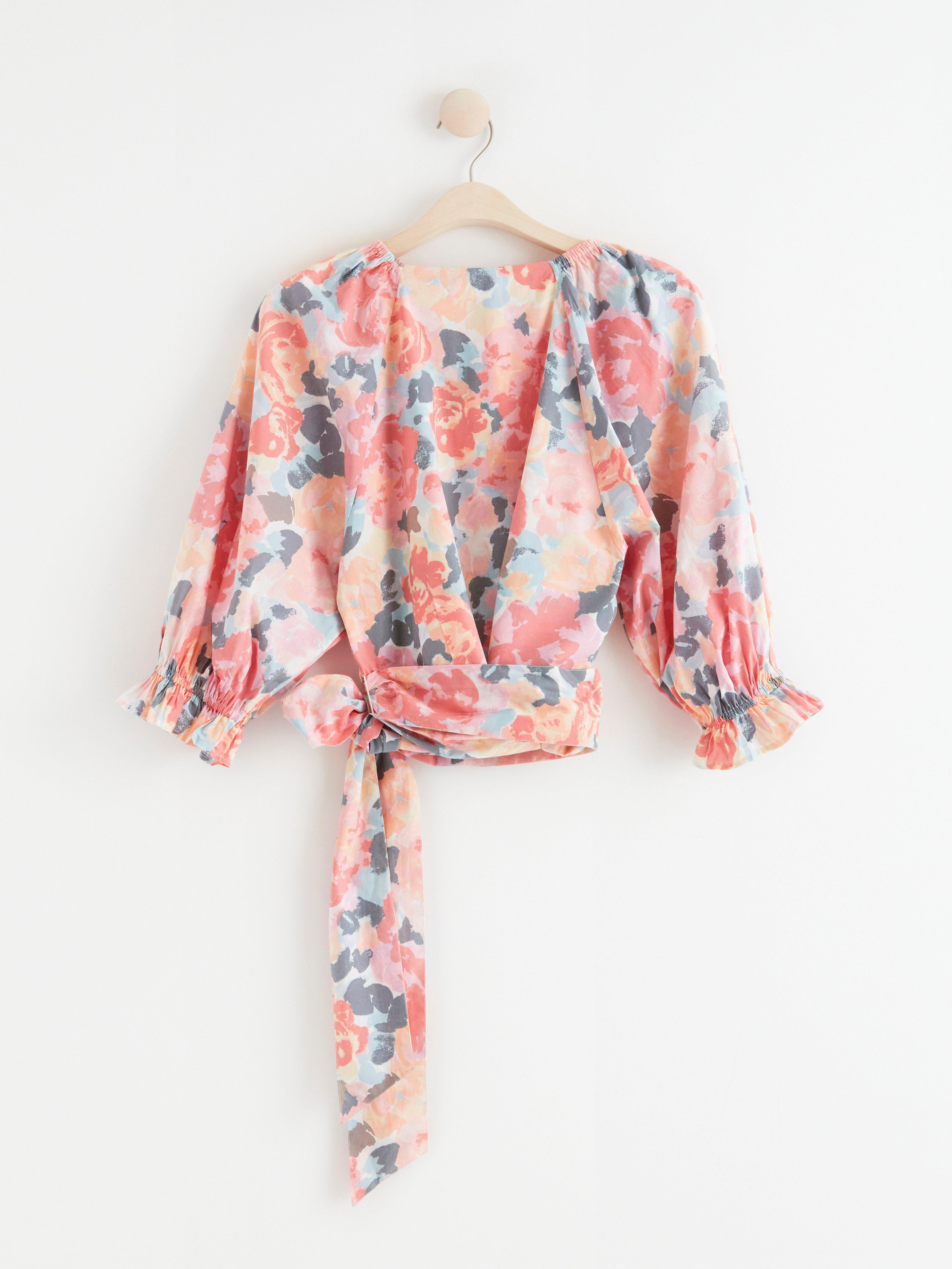 Wrap Blouse - Womens Wear - Pink