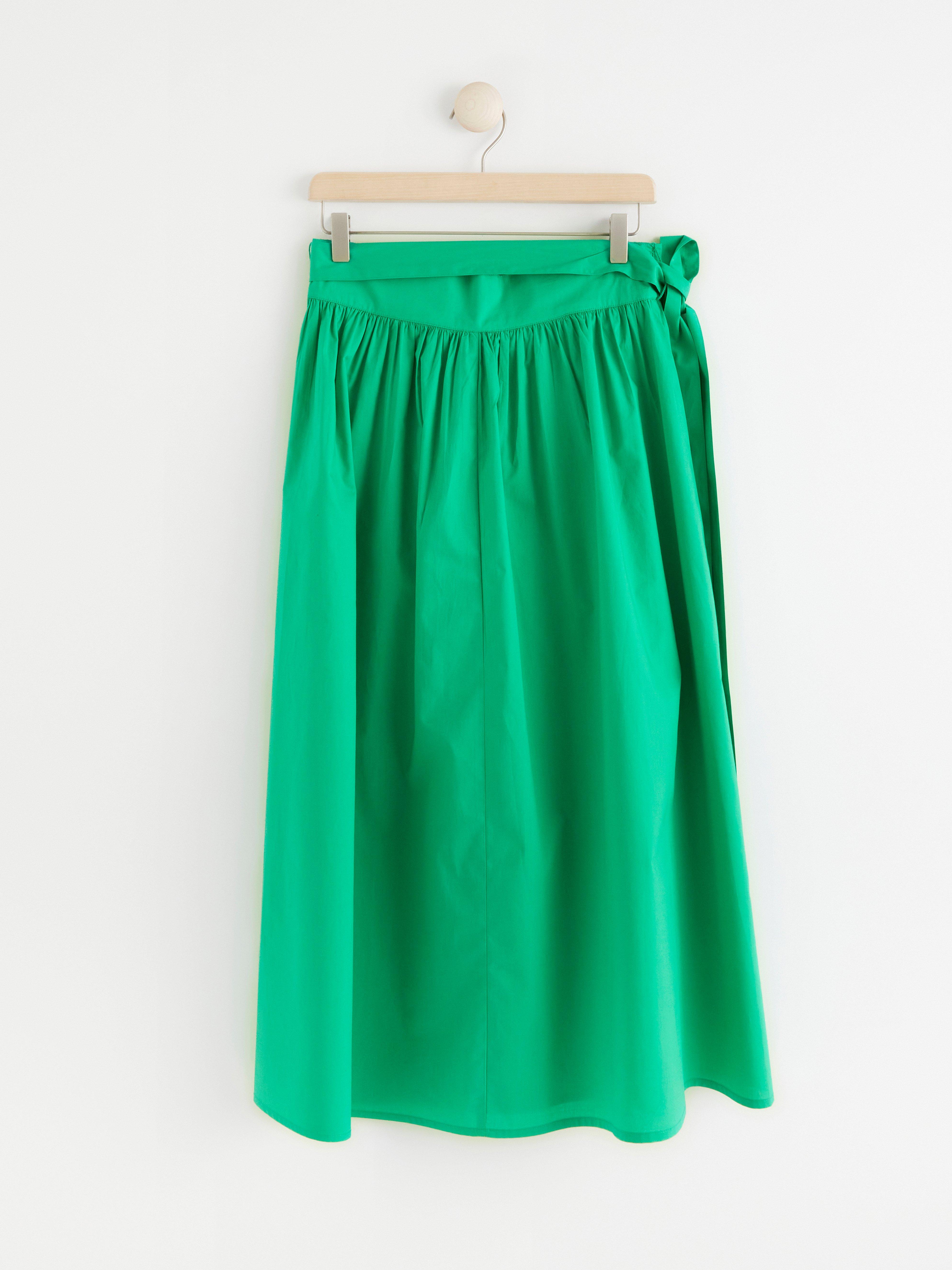 Wrap Skirt - Womens Wear - Green