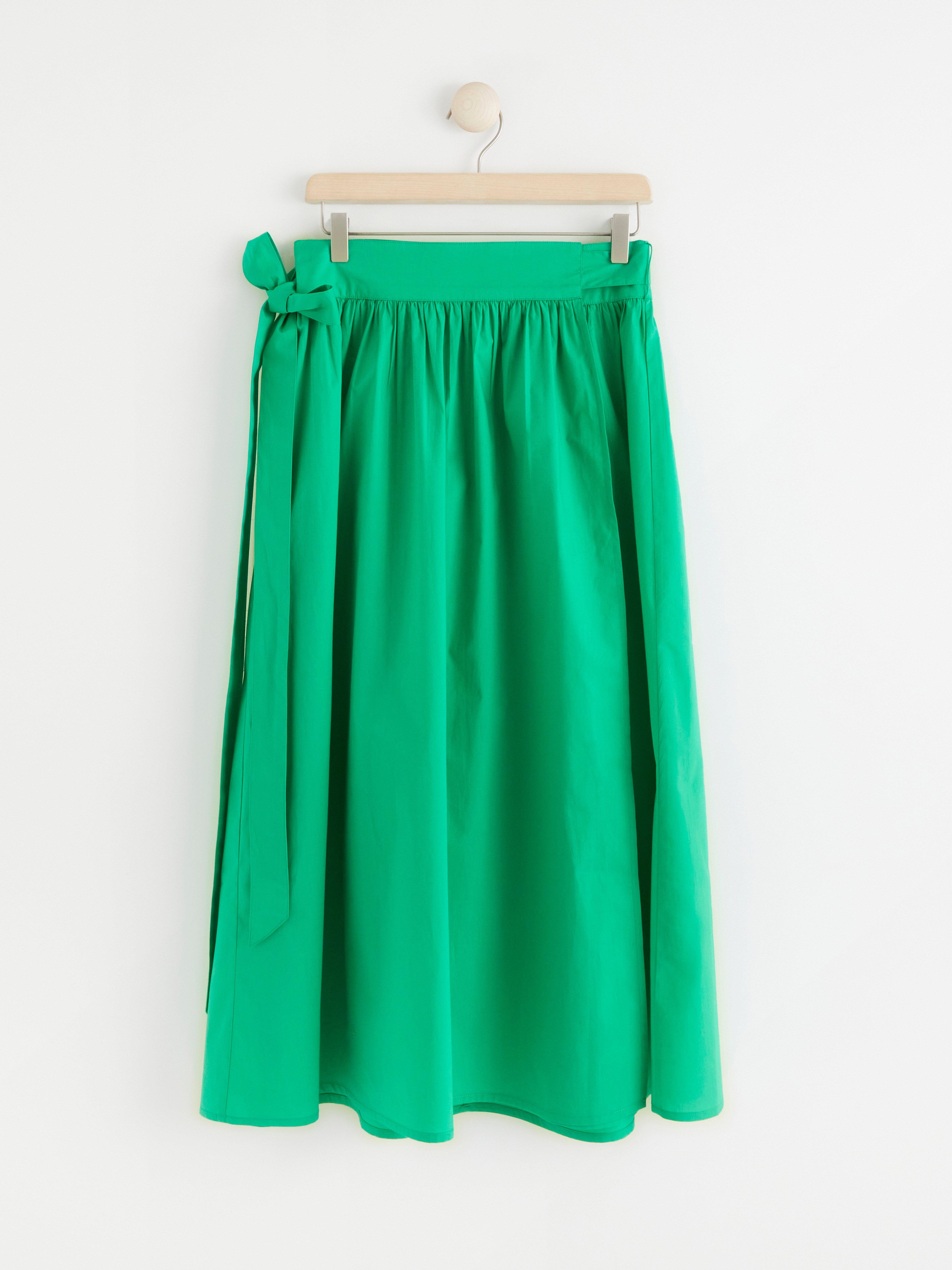 Wrap Skirt - Womens Wear - Green