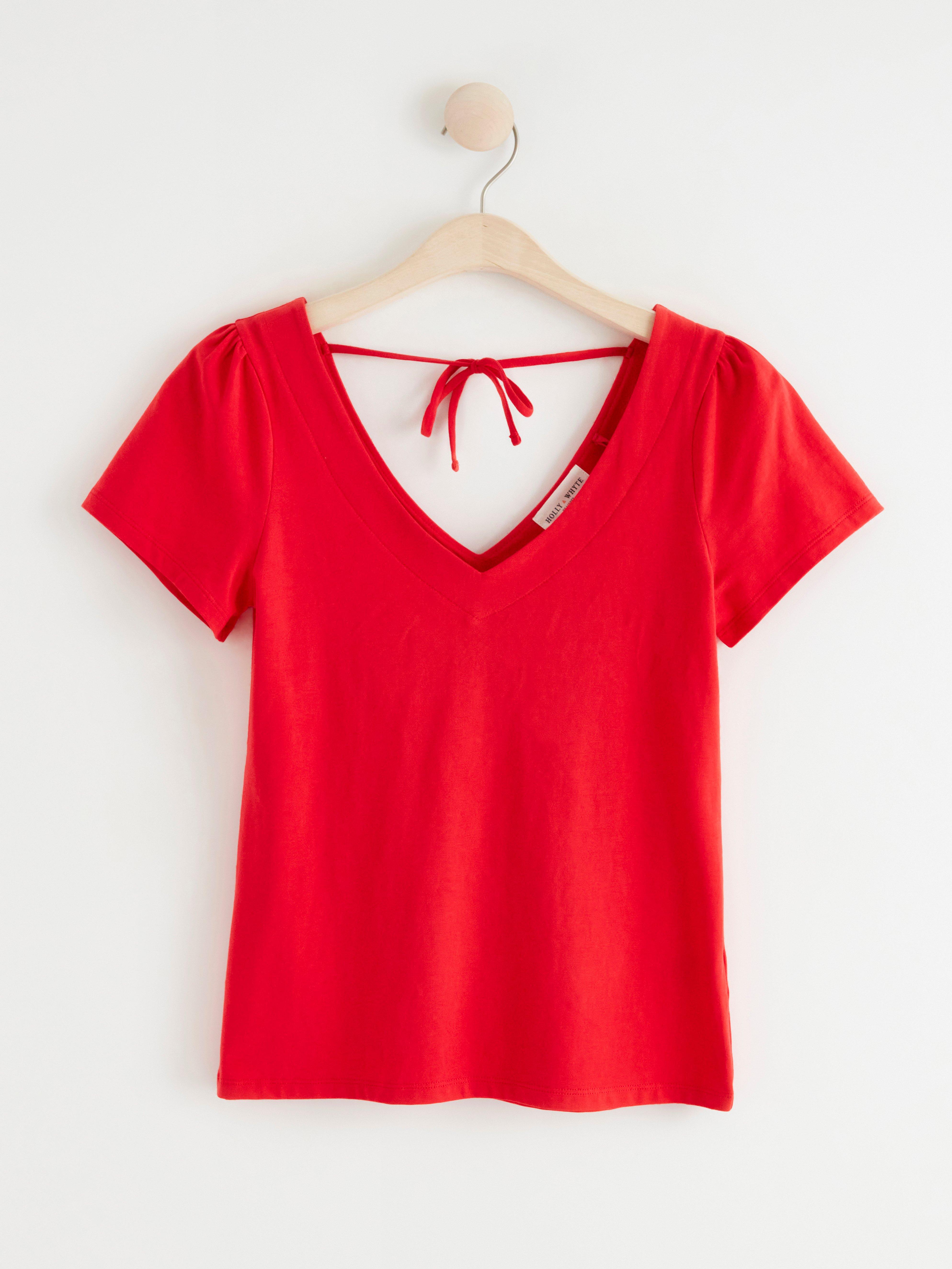 V-neck jersey top