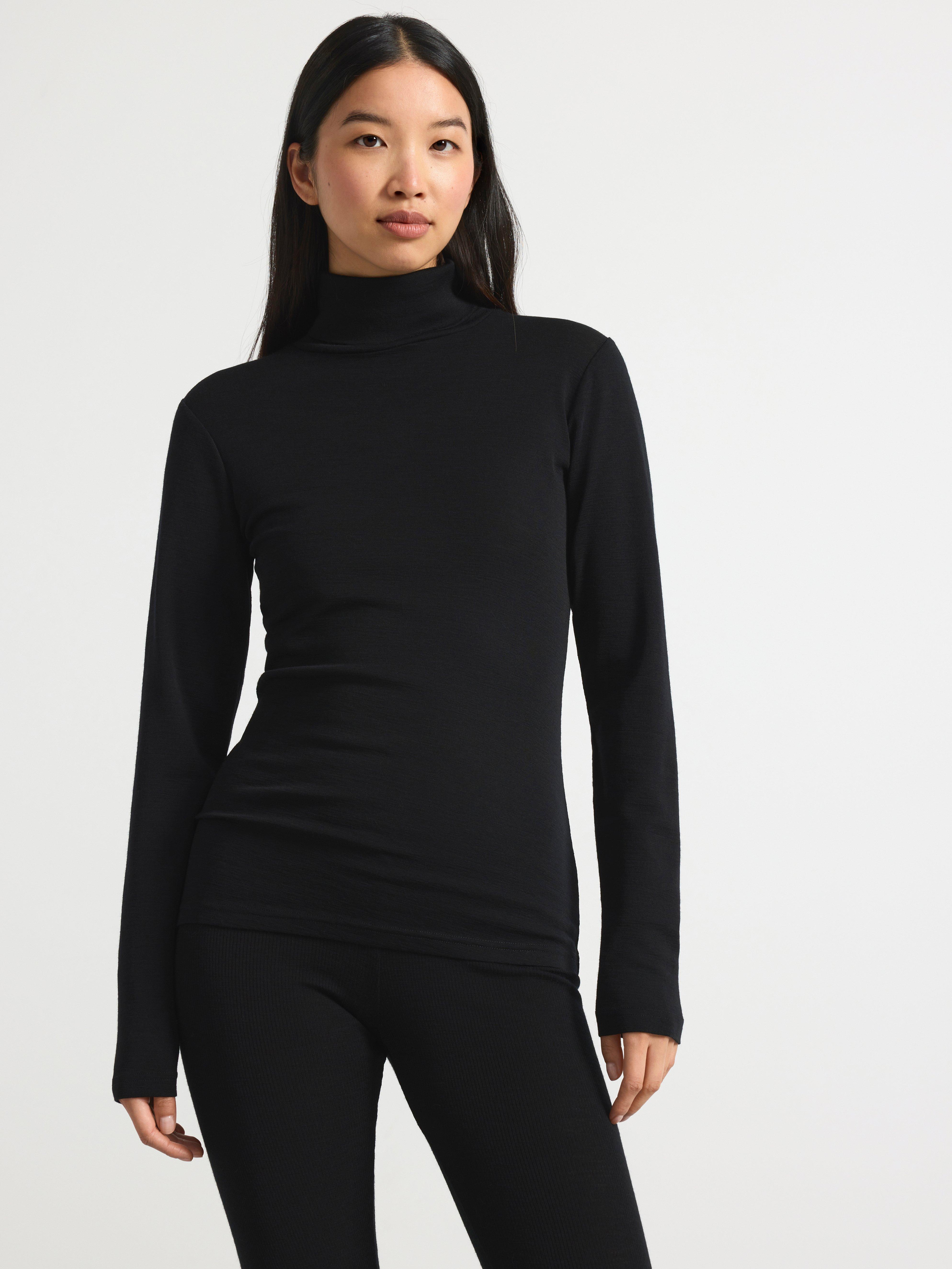 Merino wool turtleneck base on sale layer