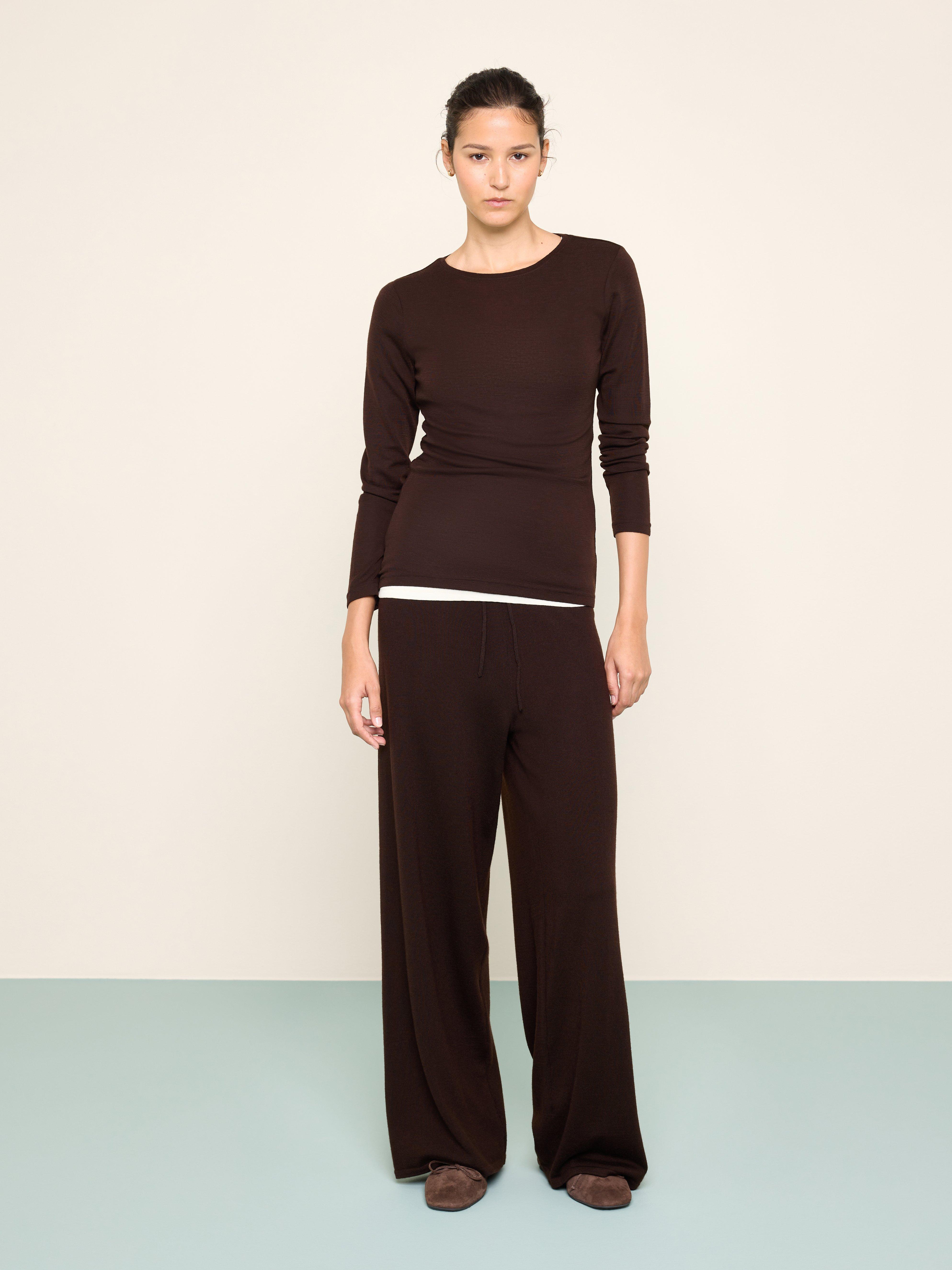 Topp - Dame - Brun
