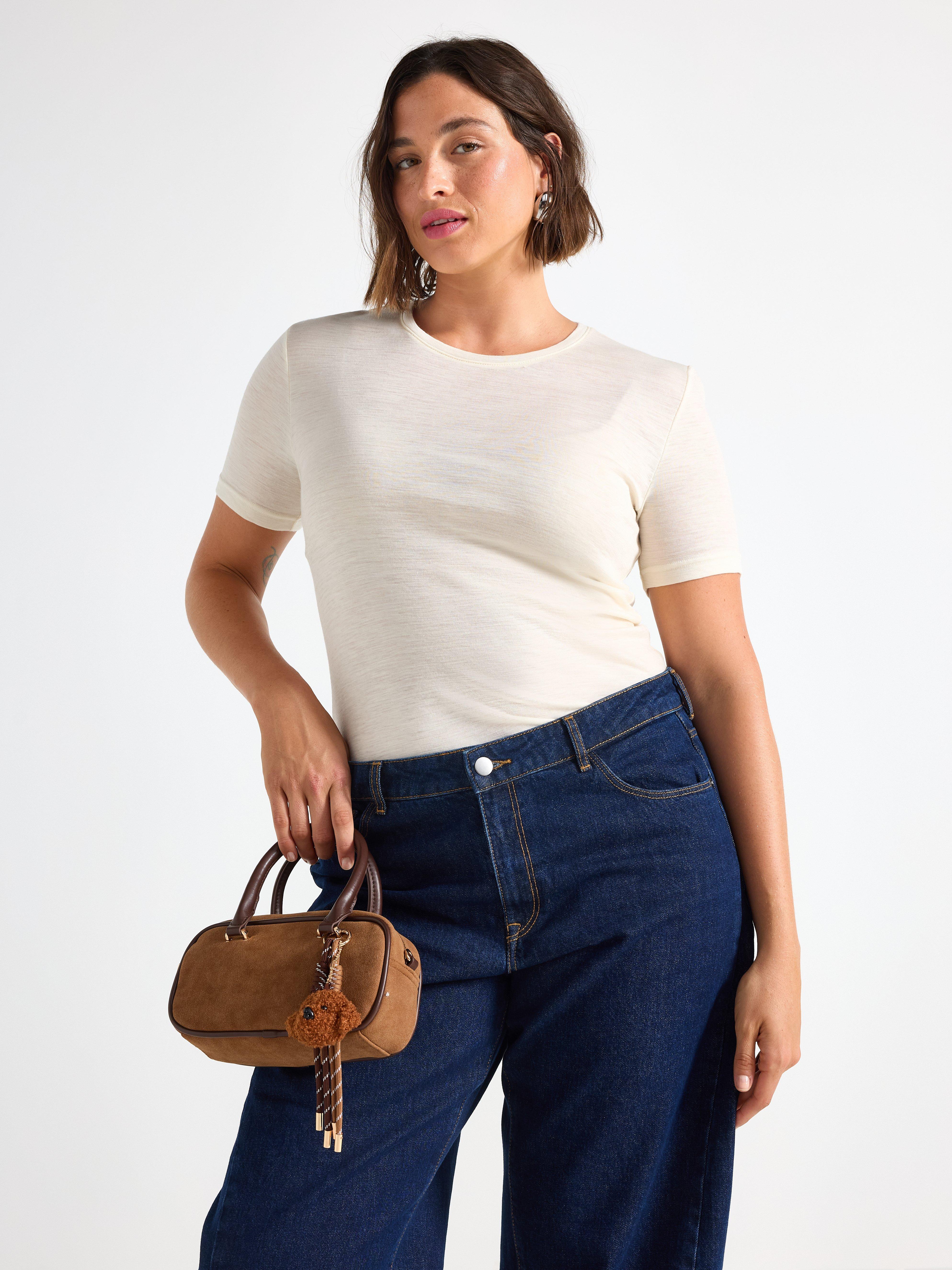 T-shirt in merino wool