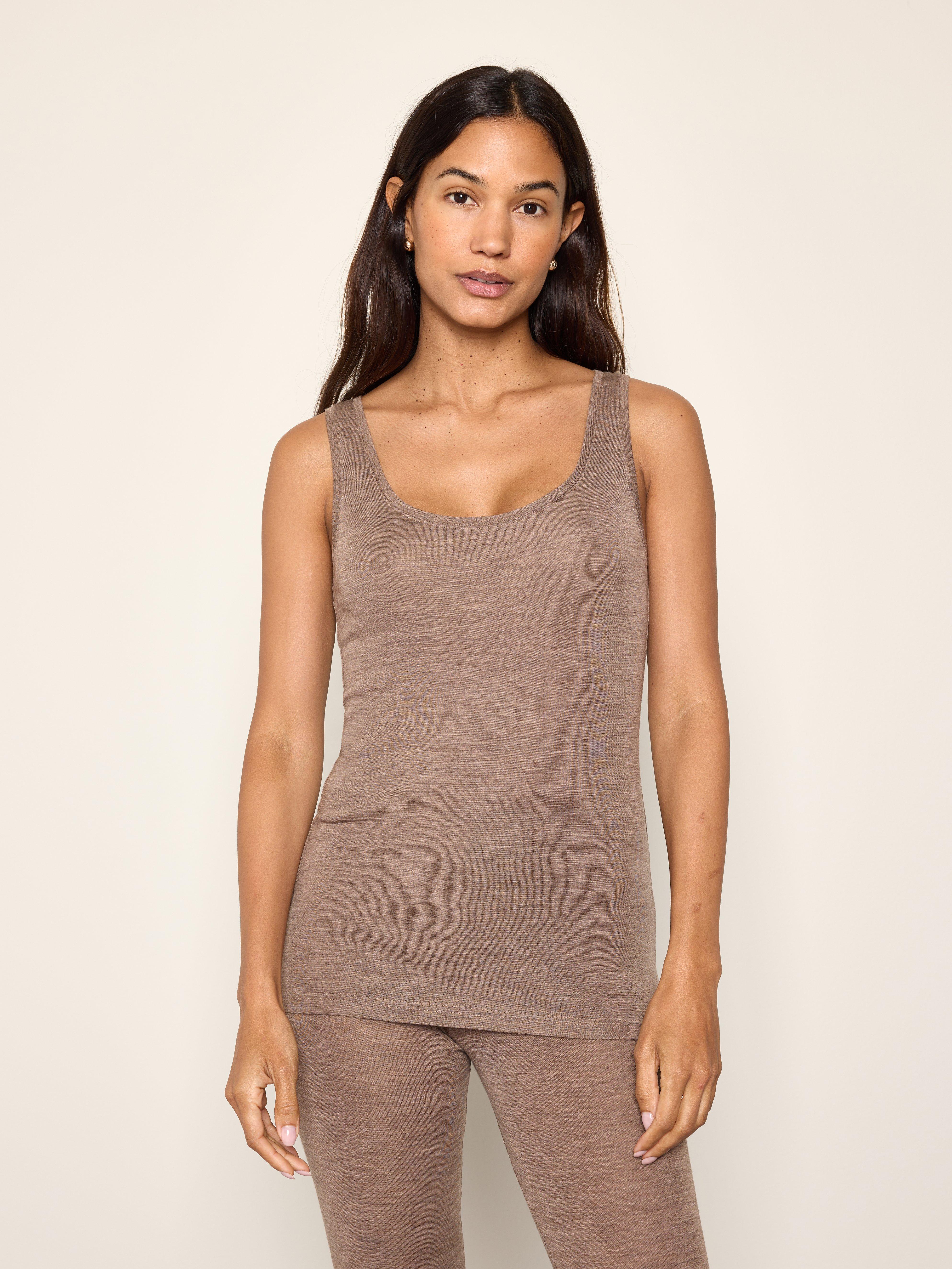 Camisole - Dame - Brun