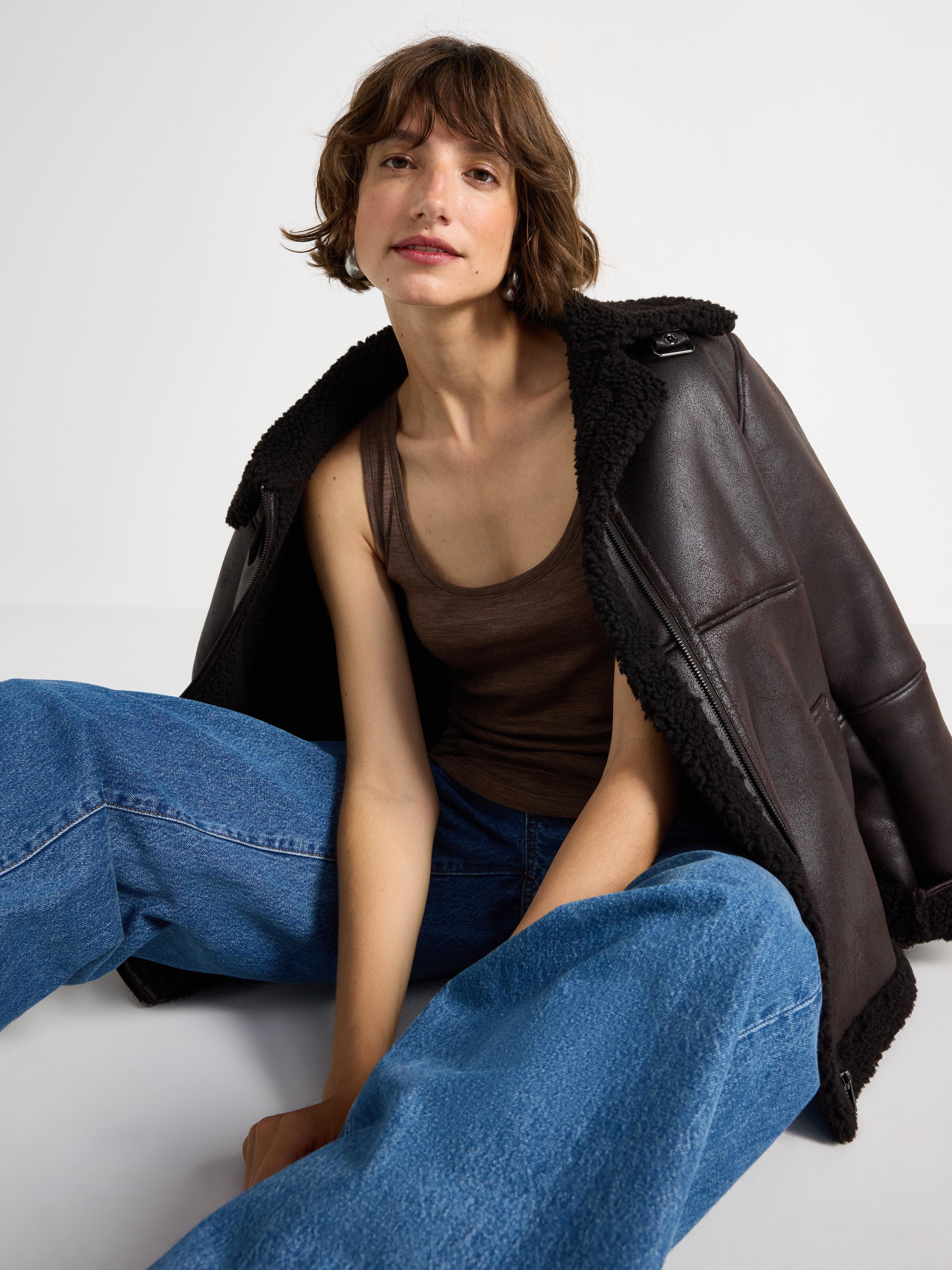 Camisole - Dame - Brun