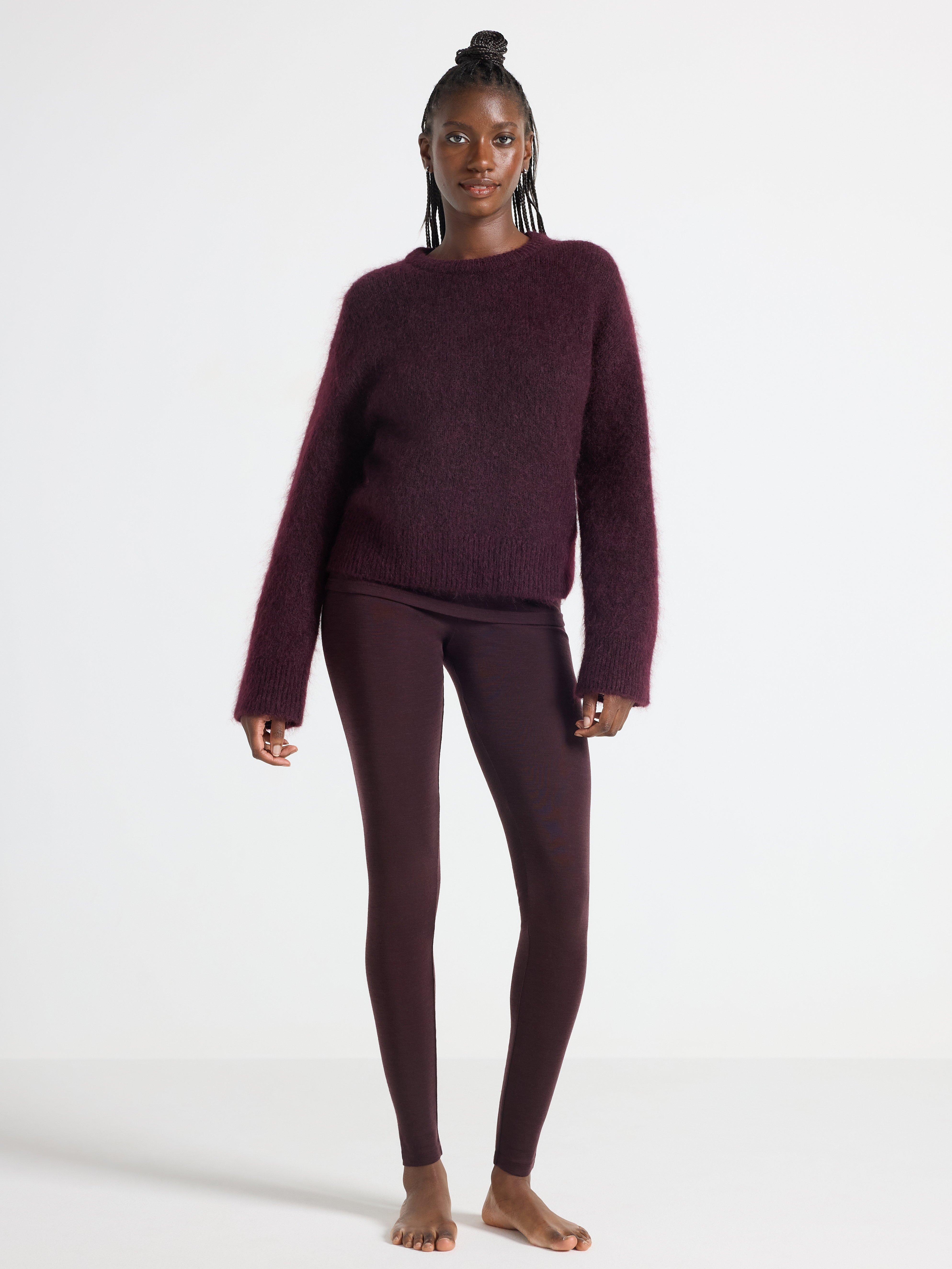 Leggings in merino wool